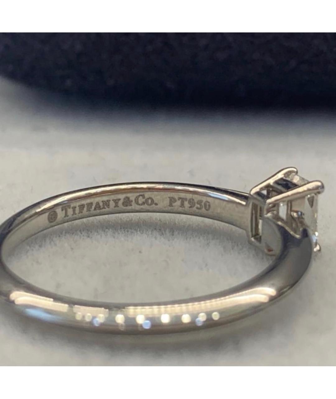 TIFFANY&CO Серебряное платиновое кольцо, фото 4