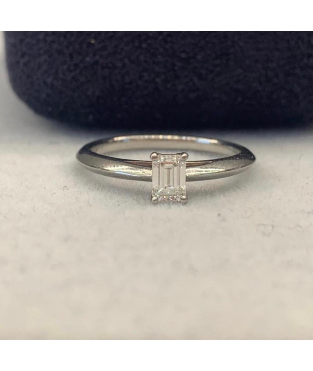 TIFFANY&CO Серебряное платиновое кольцо, фото 3