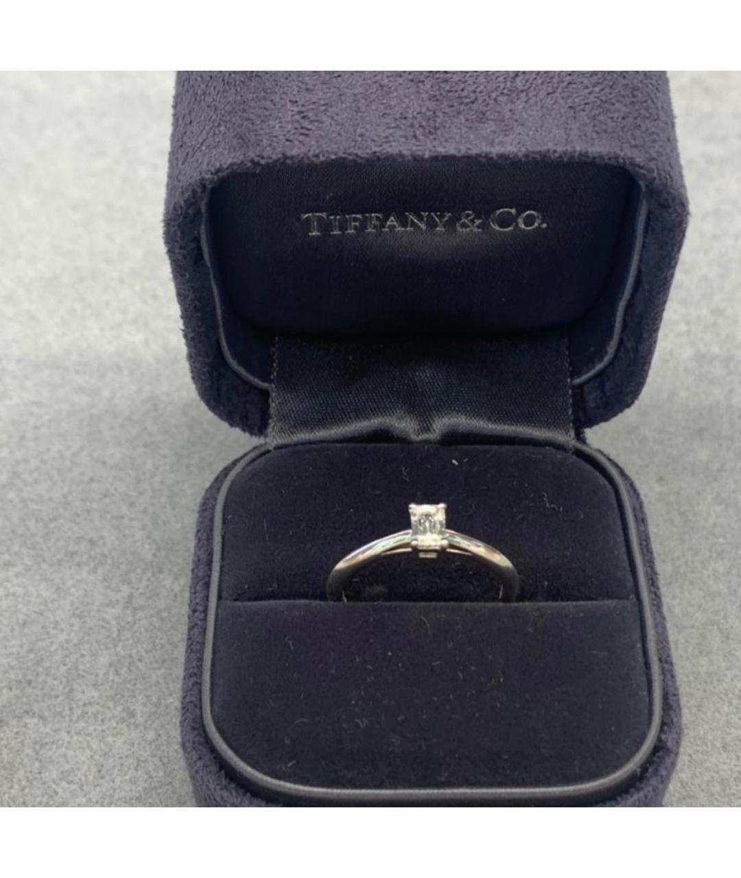 TIFFANY&CO Серебряное платиновое кольцо, фото 2