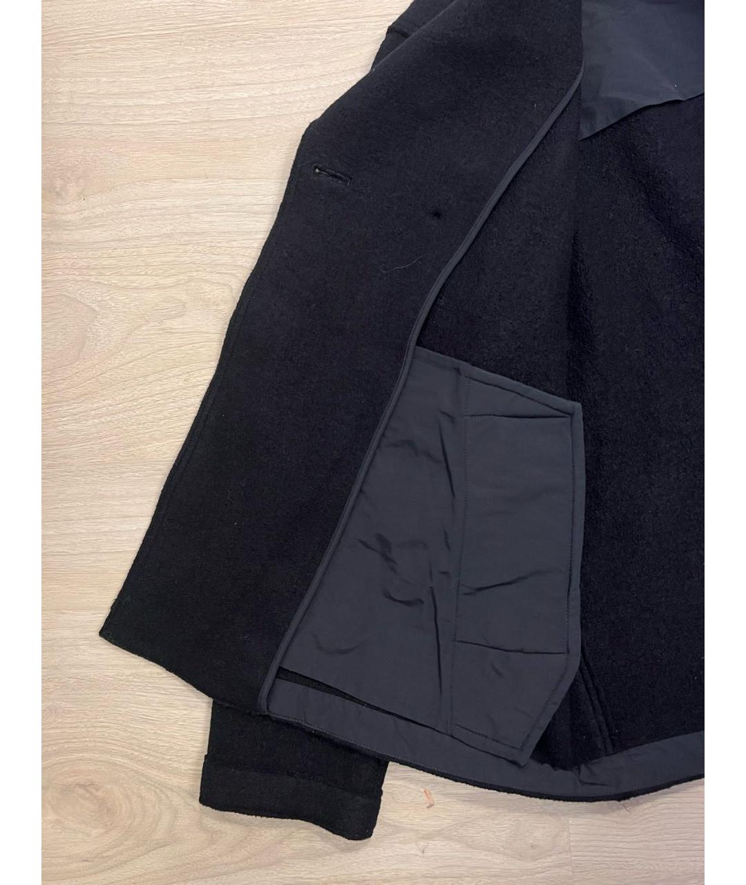 STONE ISLAND Темно-синее шерстяное пальто, фото 7