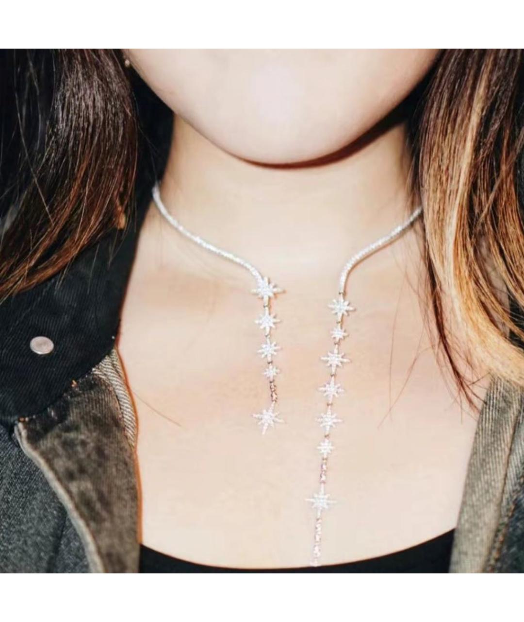 APM Monaco Серебрянный серебряный чокер, фото 5