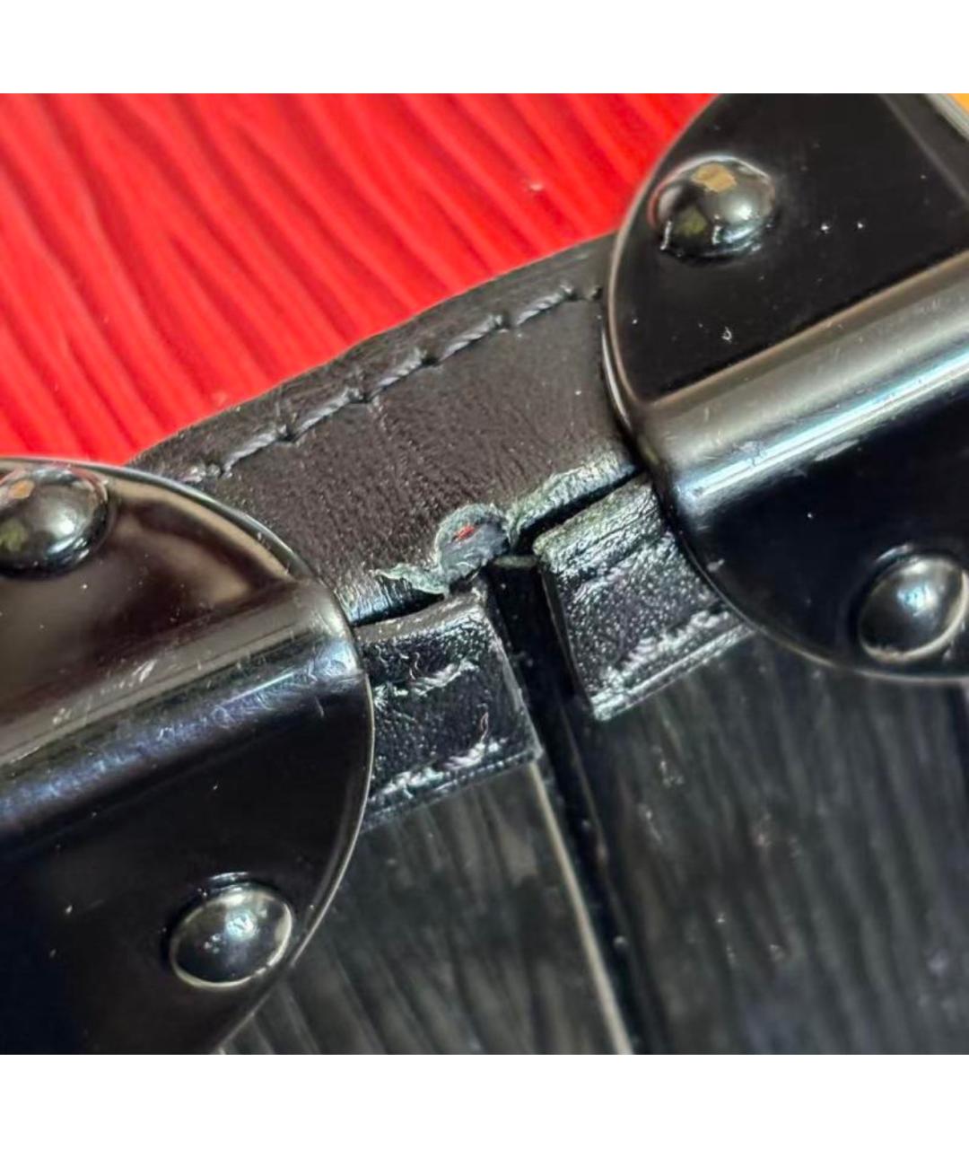 LOUIS VUITTON Красная кожаная сумка через плечо, фото 7