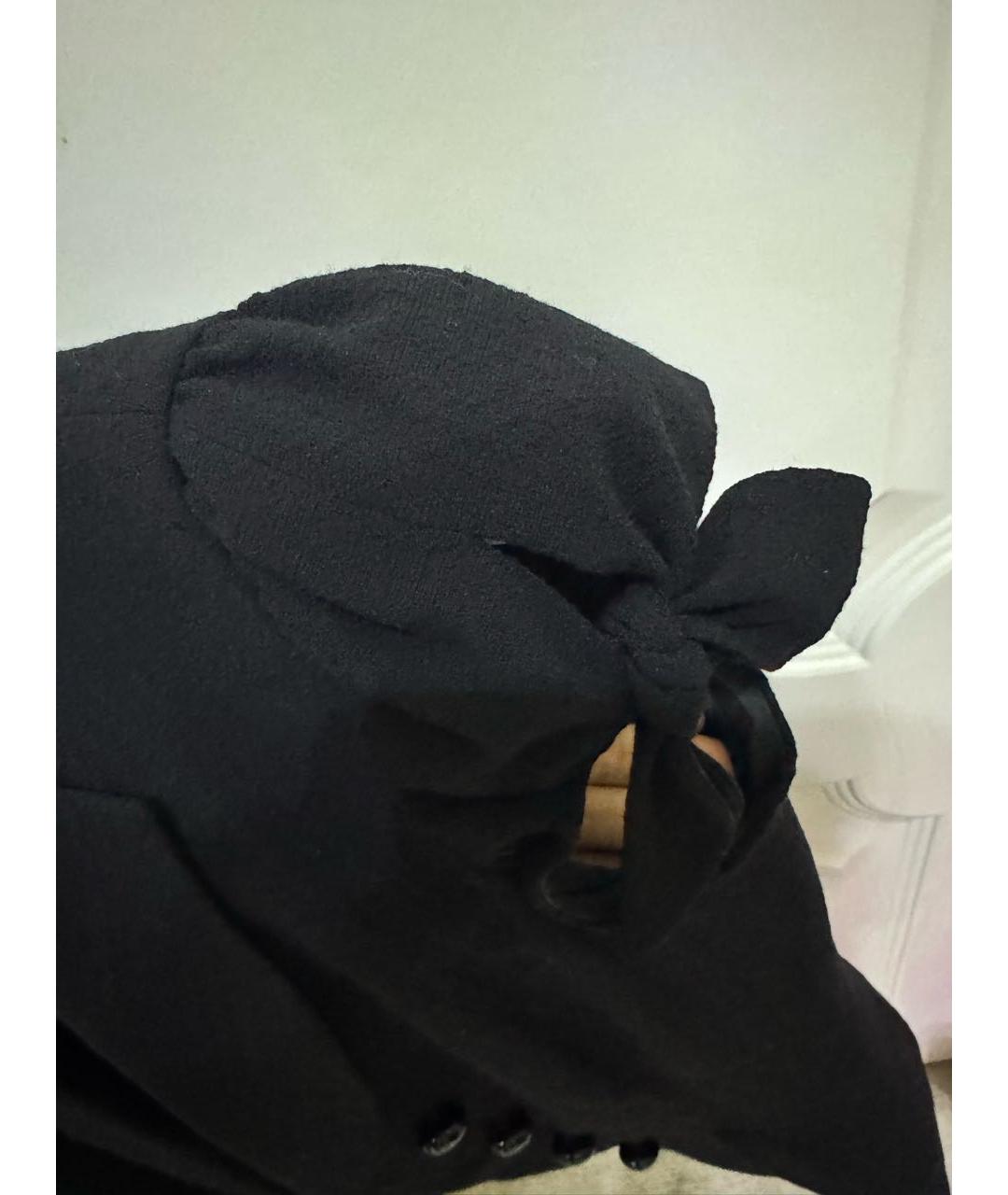MOSCHINO Черный шерстяной жакет/пиджак, фото 5