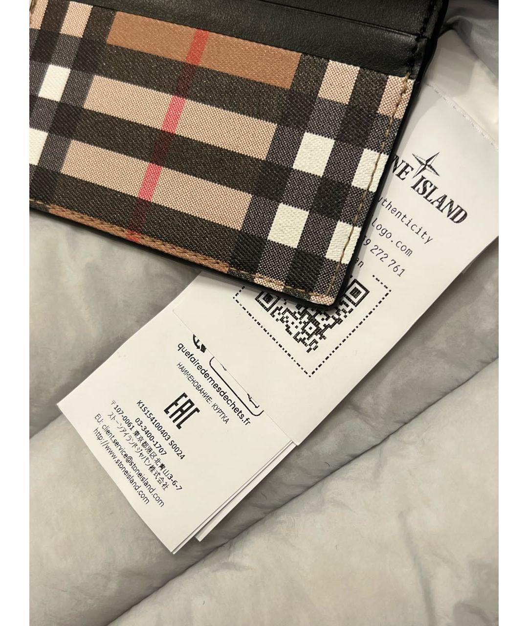 STONE ISLAND Серебряная куртка, фото 6