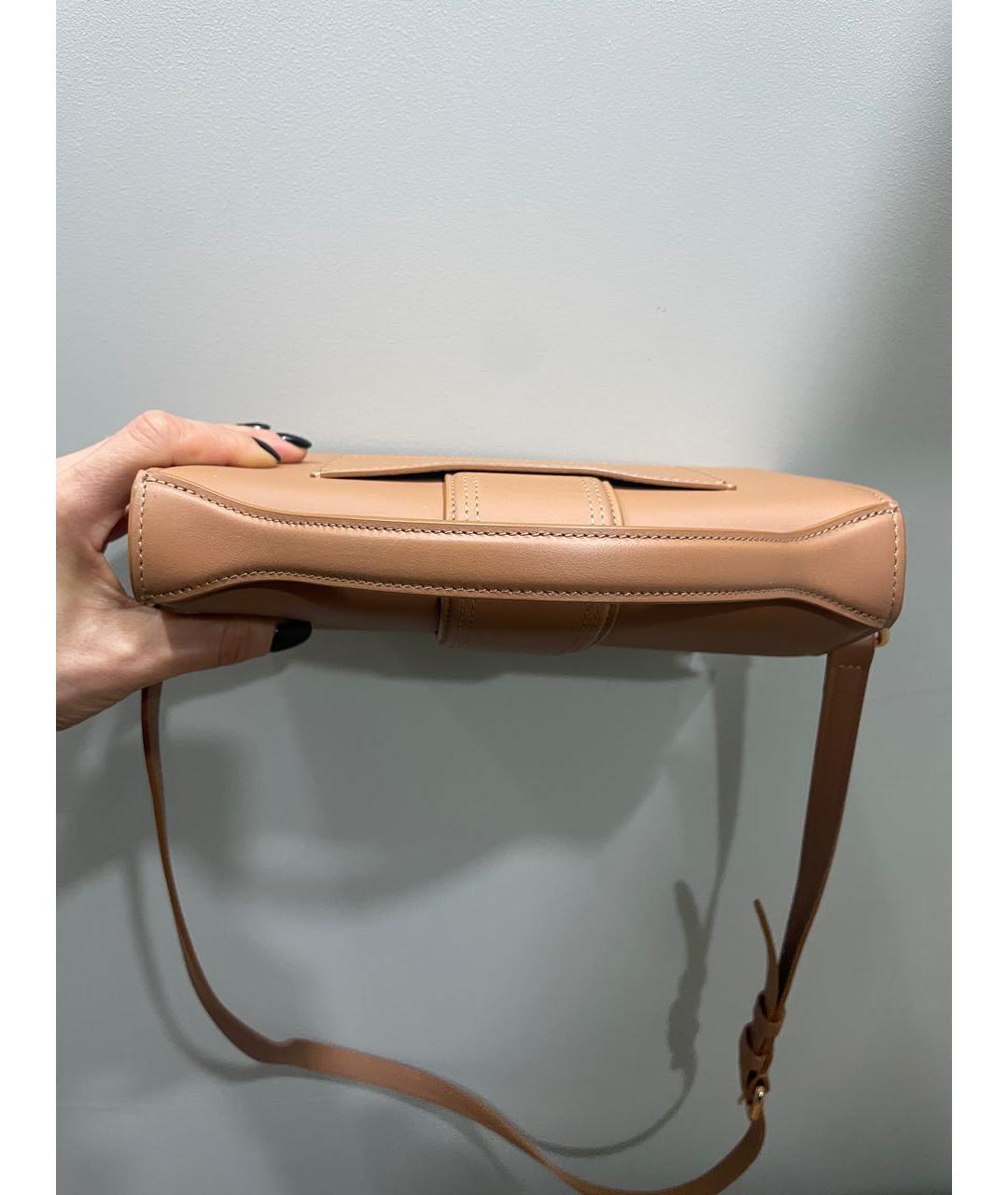 JACQUEMUS Коричневая кожаная сумка через плечо, фото 5