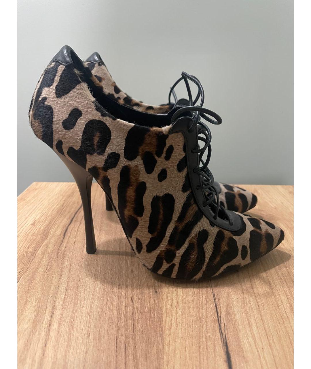 GIUSEPPE ZANOTTI DESIGN Коричневые ботильоны, фото 6