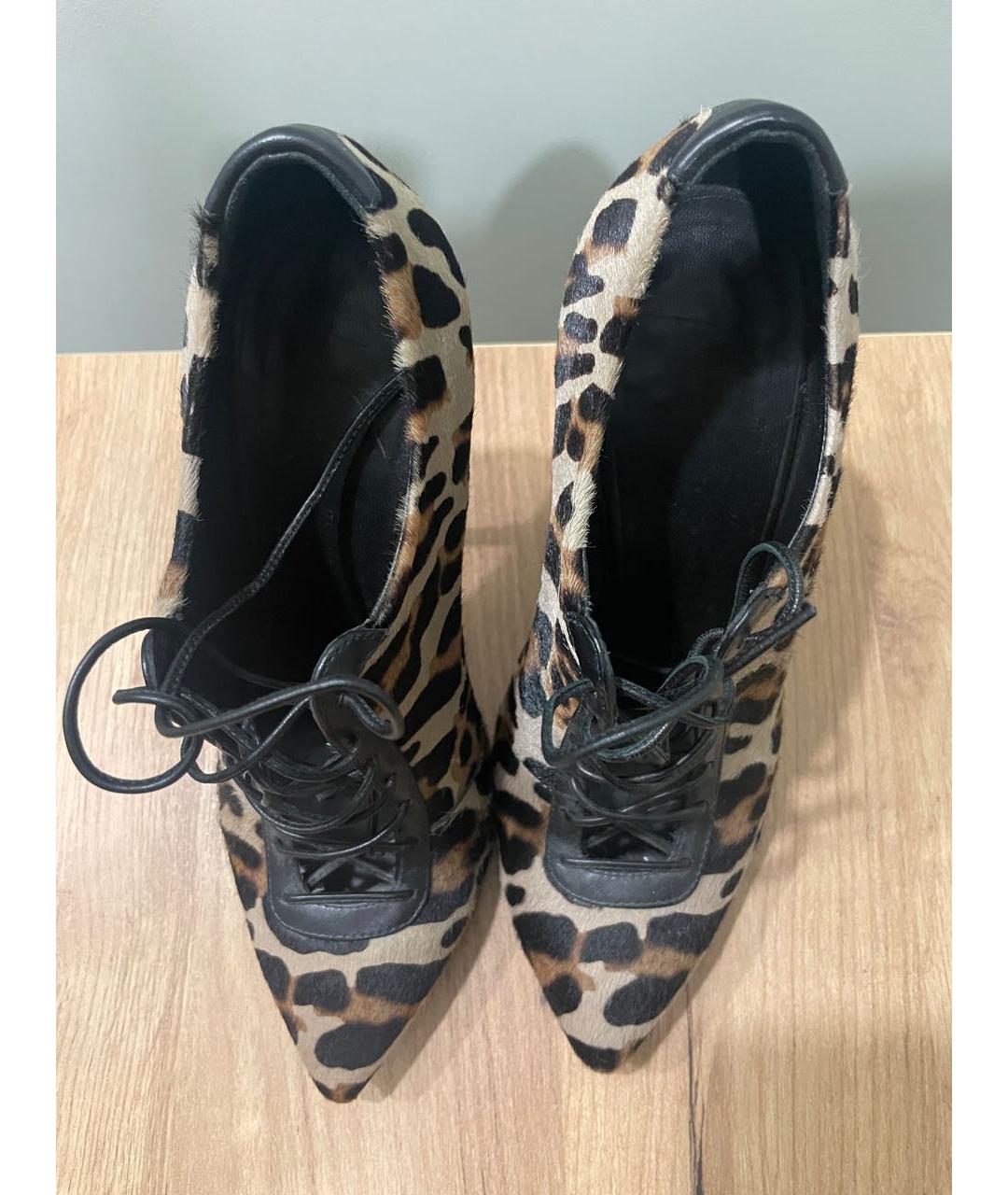 GIUSEPPE ZANOTTI DESIGN Коричневые ботильоны, фото 3