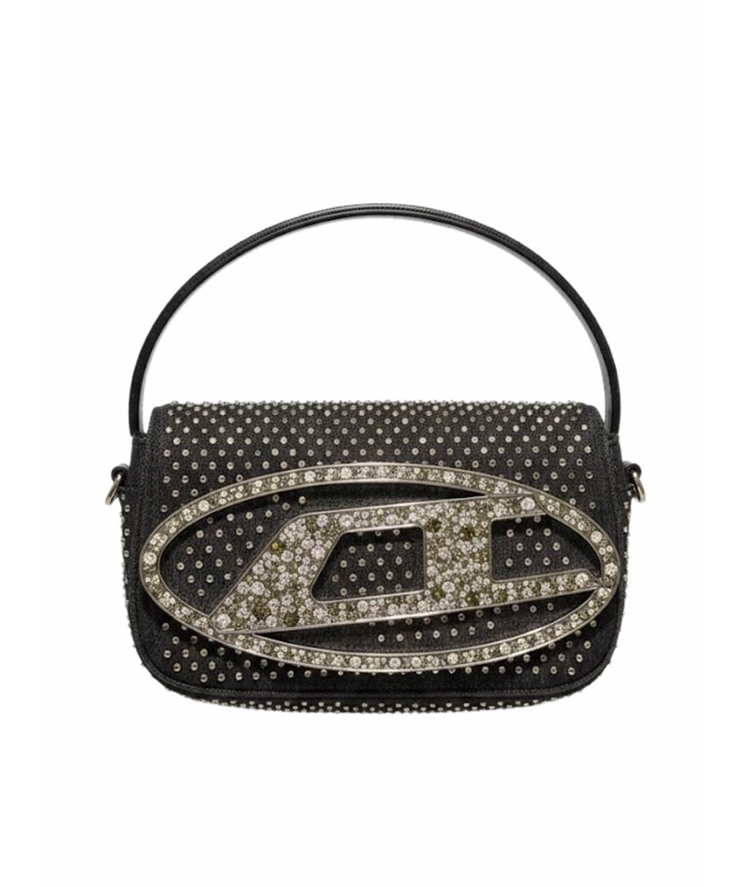 DIESEL Черная сумка с короткими ручками, фото 1