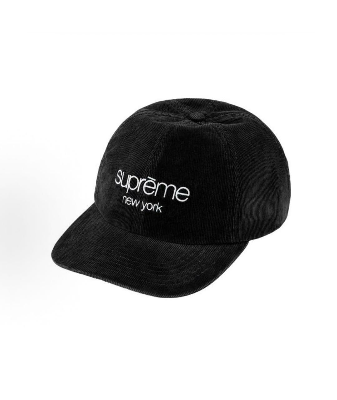 SUPREME Черная хлопковая кепка/бейсболка, фото 6