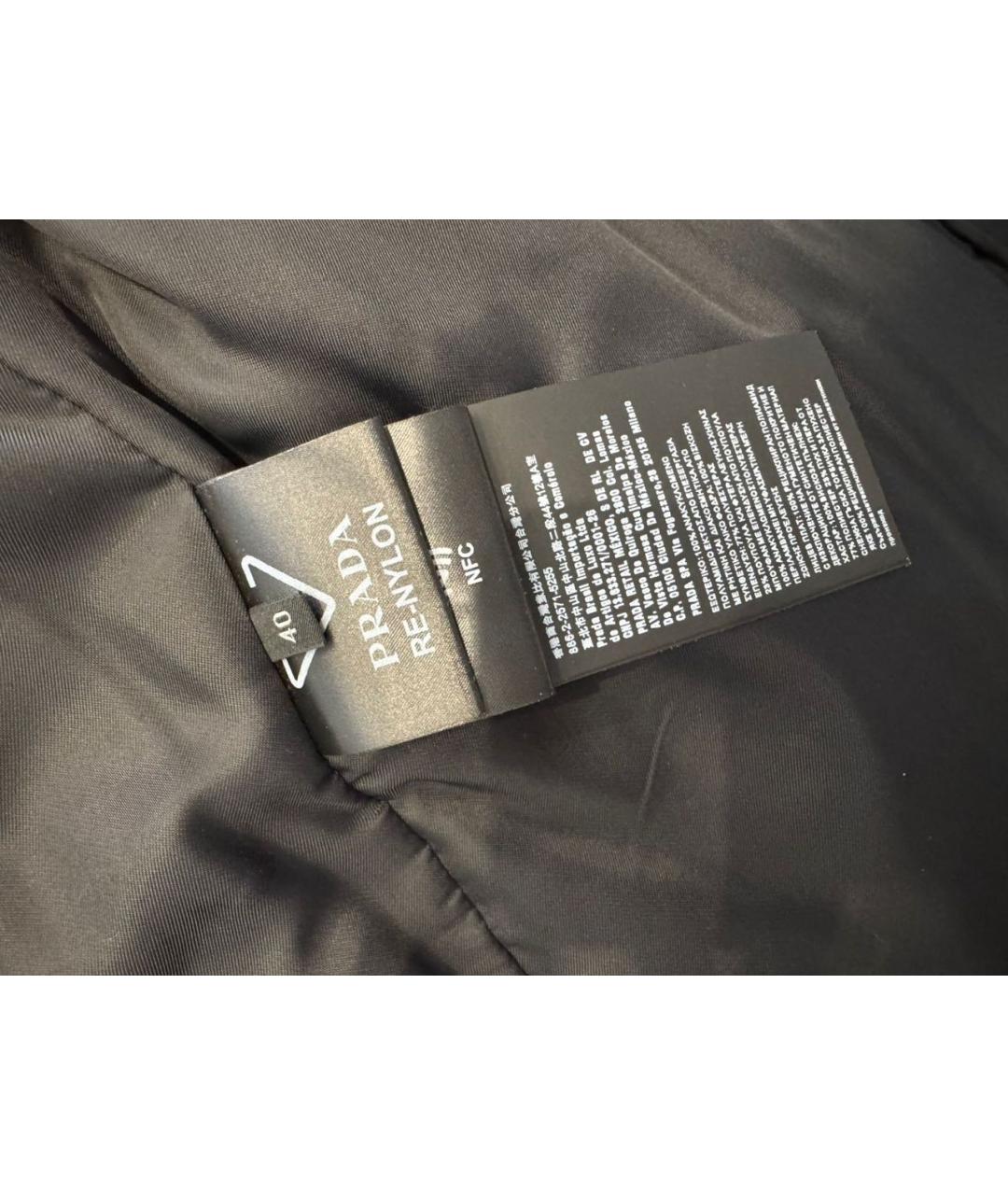 PRADA Черный пуховик, фото 5