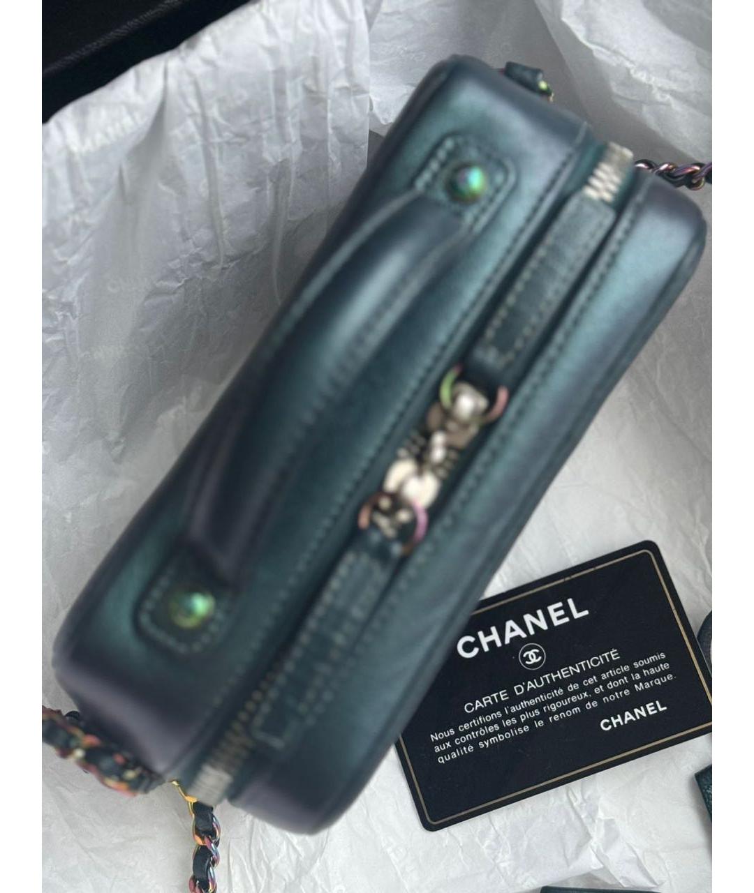 CHANEL Кожаная сумка через плечо, фото 6