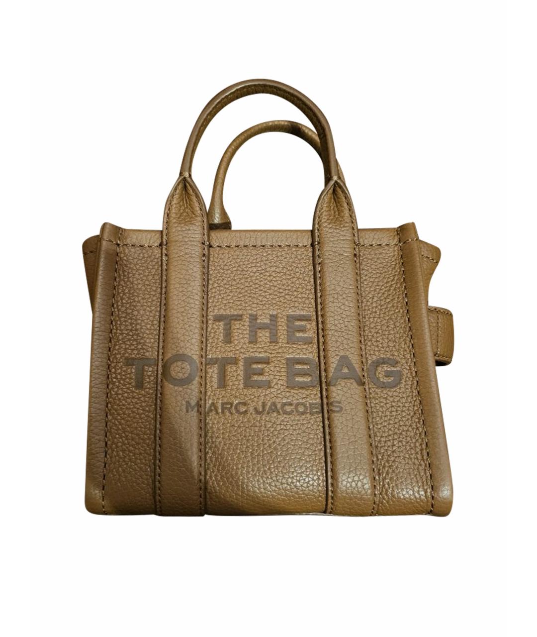 MARC JACOBS Коричневая кожаная сумка тоут, фото 1