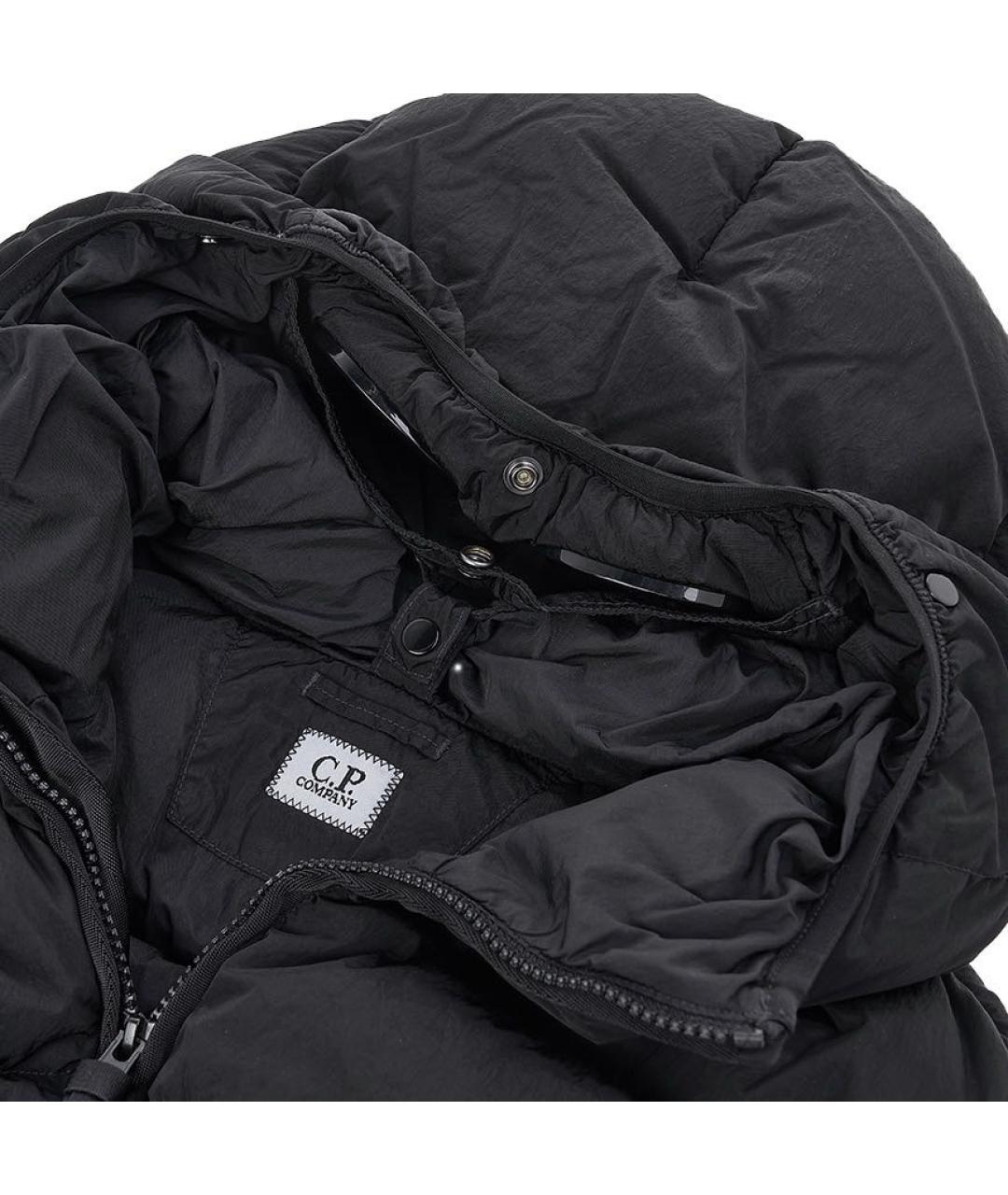 CP COMPANY Черный полиамидовый пуховик, фото 3
