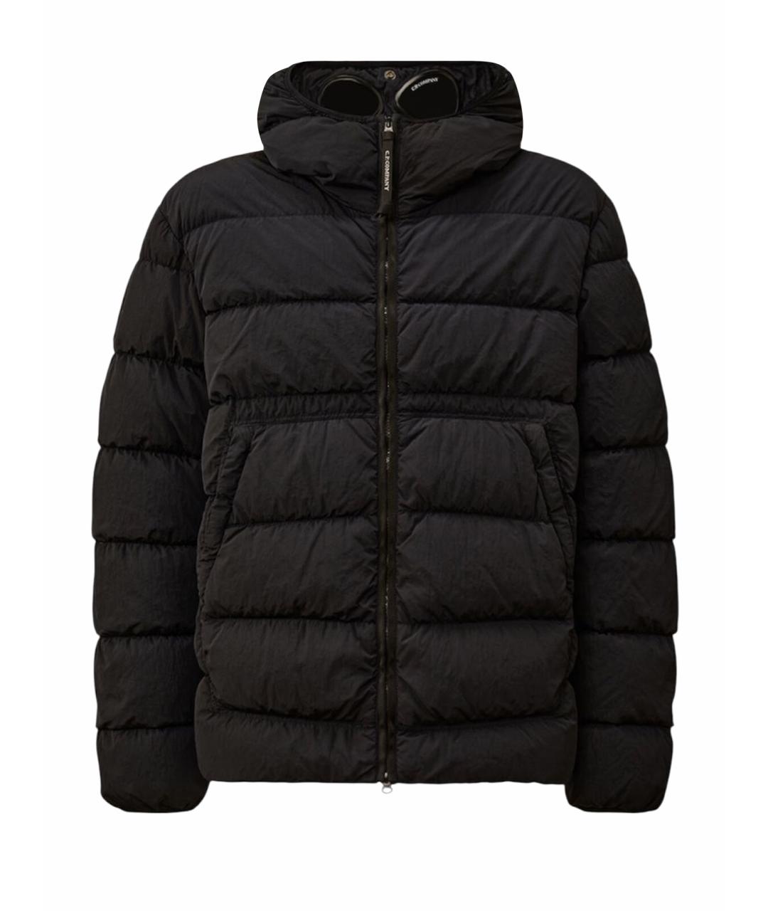 CP COMPANY Черный полиамидовый пуховик, фото 1
