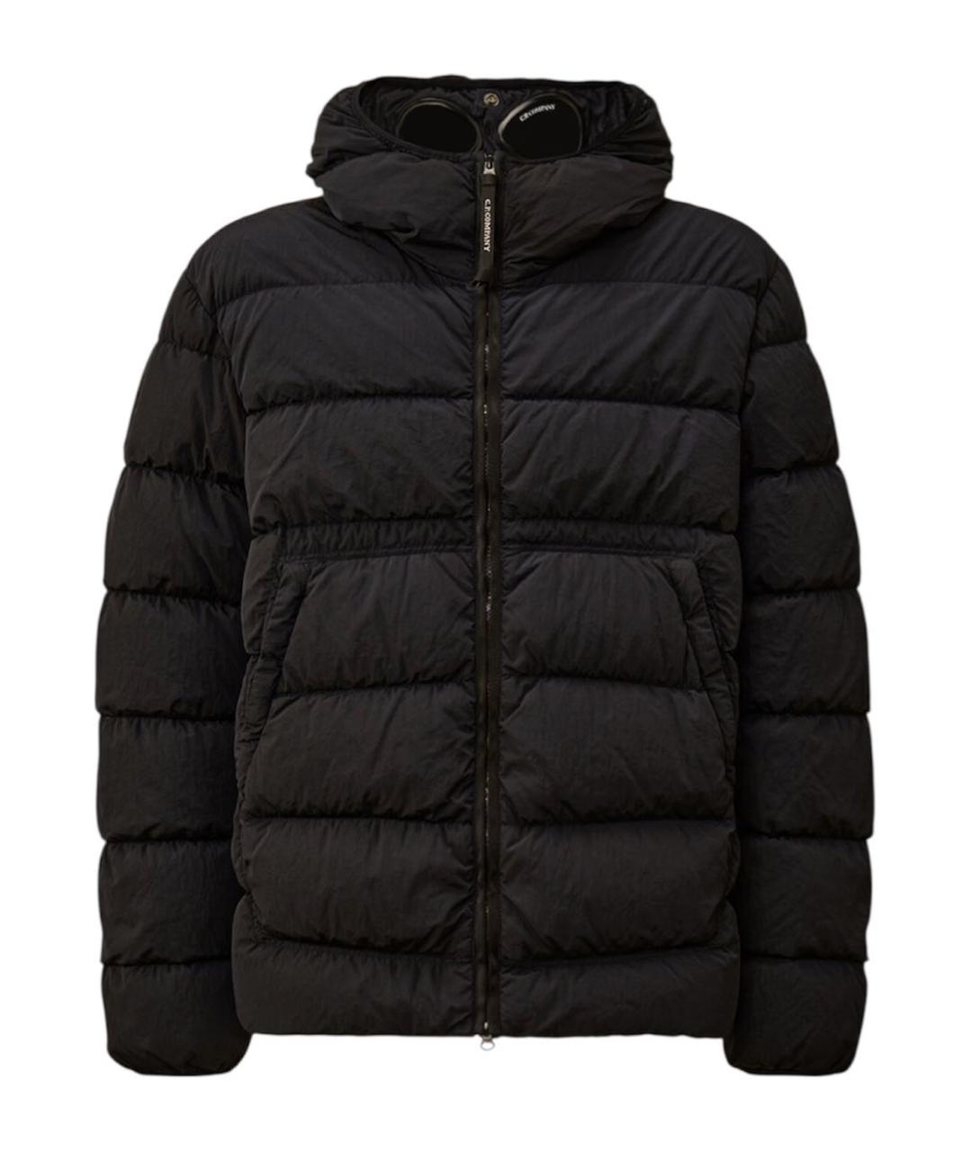 CP COMPANY Черный полиамидовый пуховик, фото 5