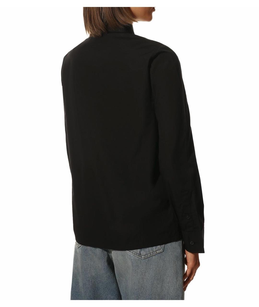 PRADA Черная хлопковая рубашка, фото 2