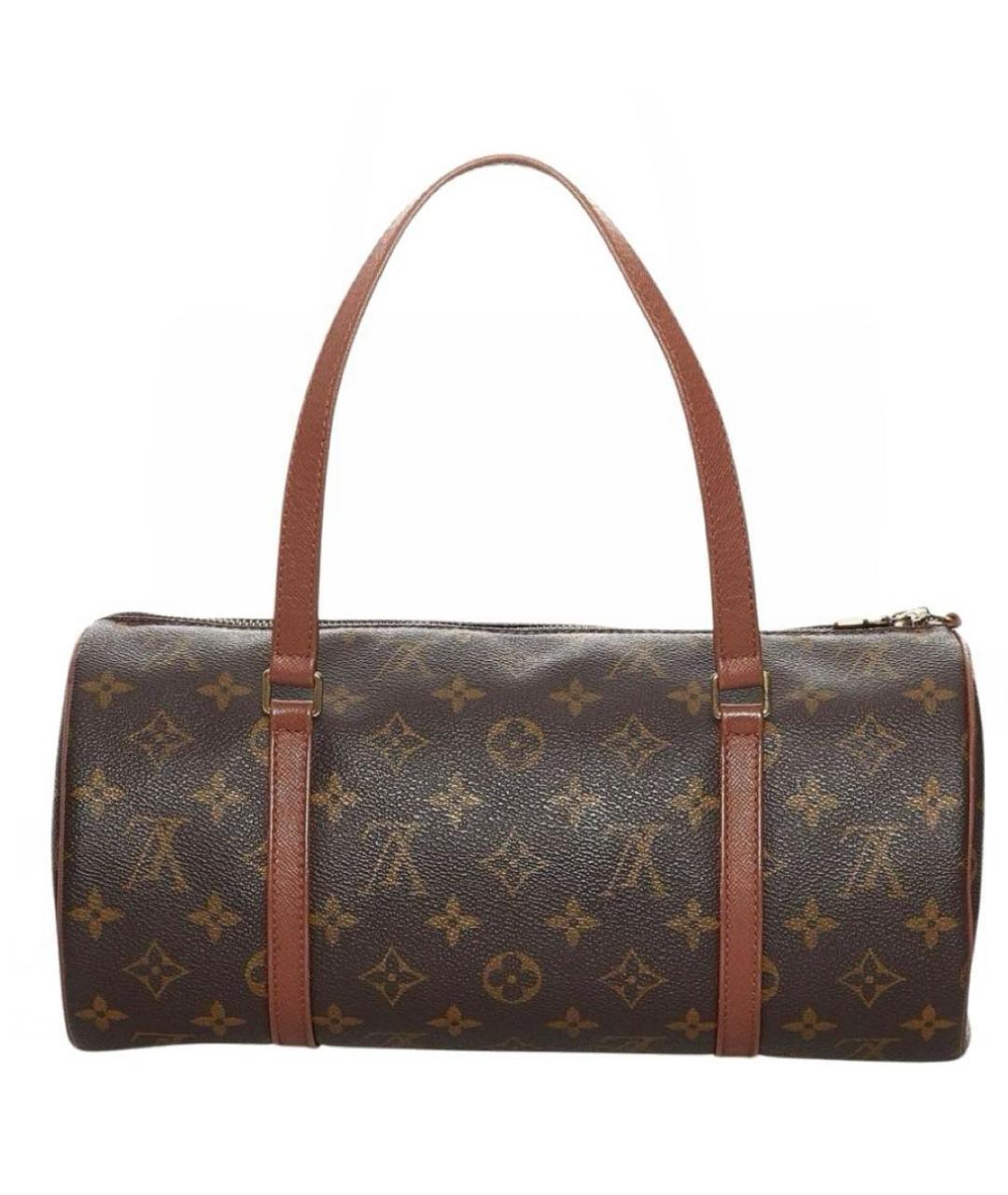 LOUIS VUITTON Коричневая сумка с короткими ручками, фото 1