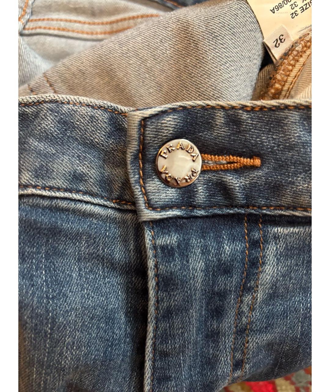 PRADA Синие джинсы, фото 4