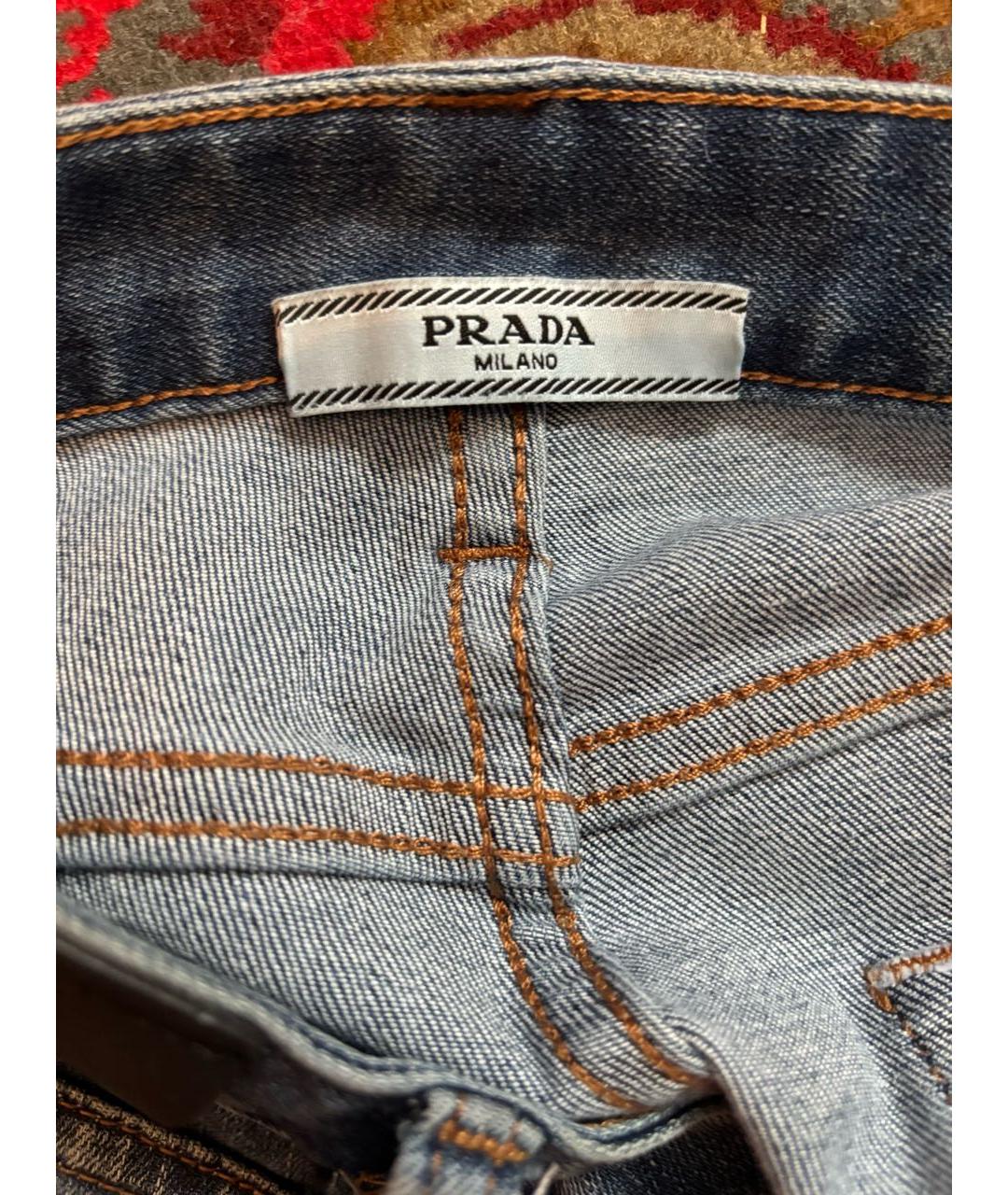 PRADA Синие джинсы, фото 5