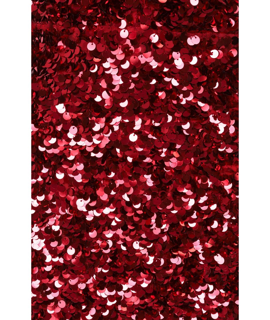 SELF-PORTRAIT Красное полиэстеровое коктейльное платье, фото 6