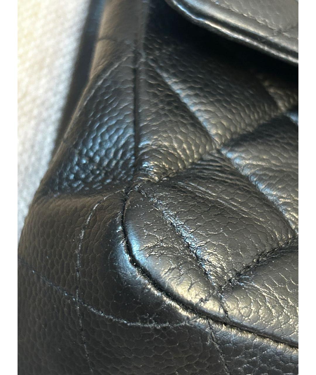 CHANEL Черная кожаная сумка через плечо, фото 7