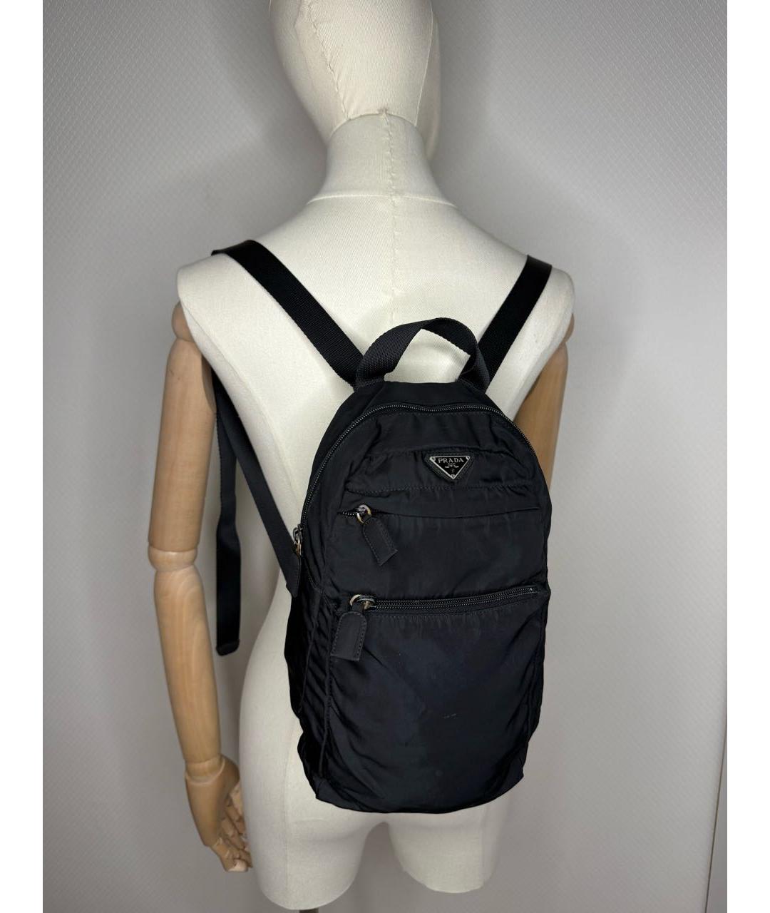 PRADA Черный рюкзак, фото 2