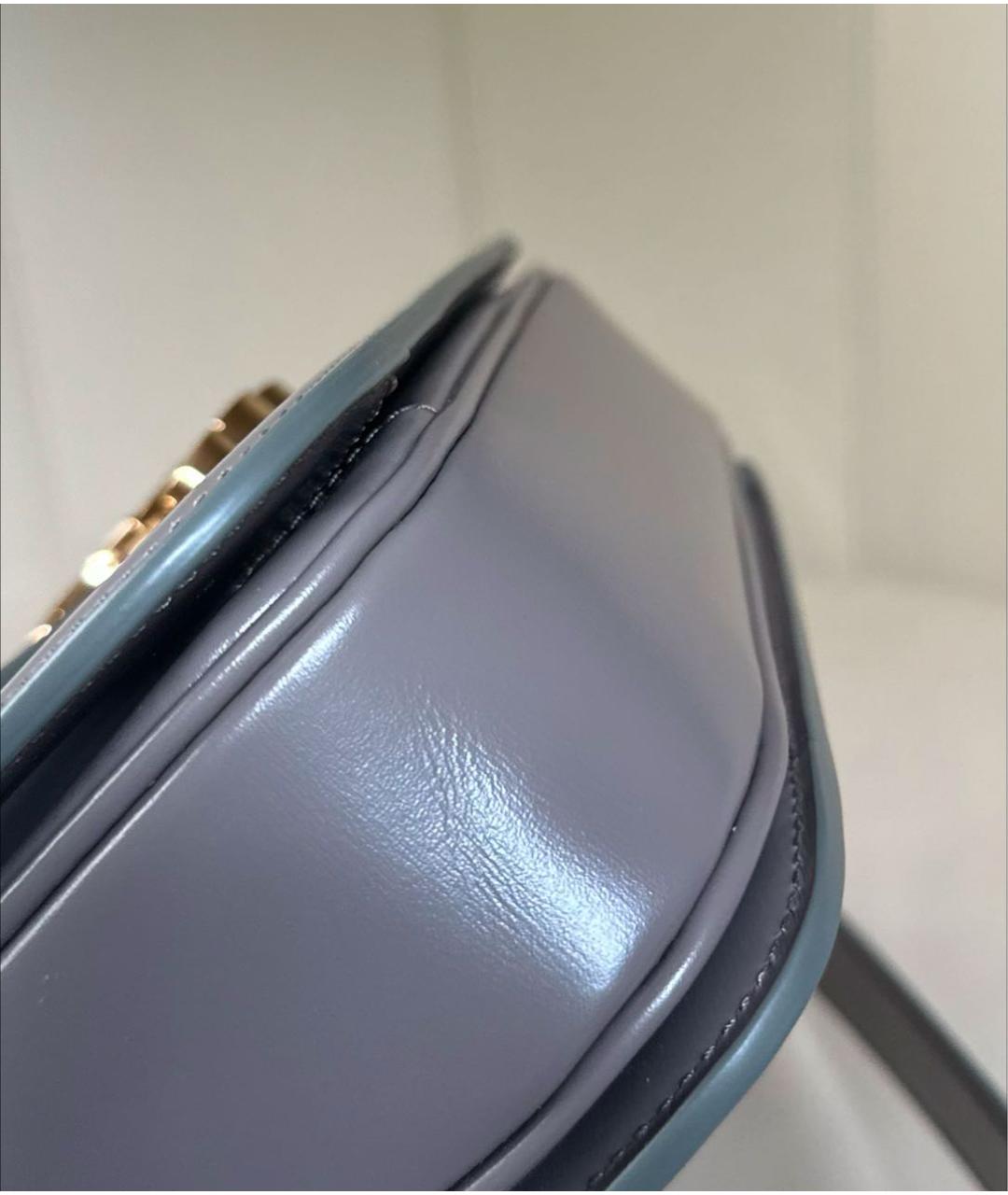 CELINE Серая кожаная сумка через плечо, фото 2