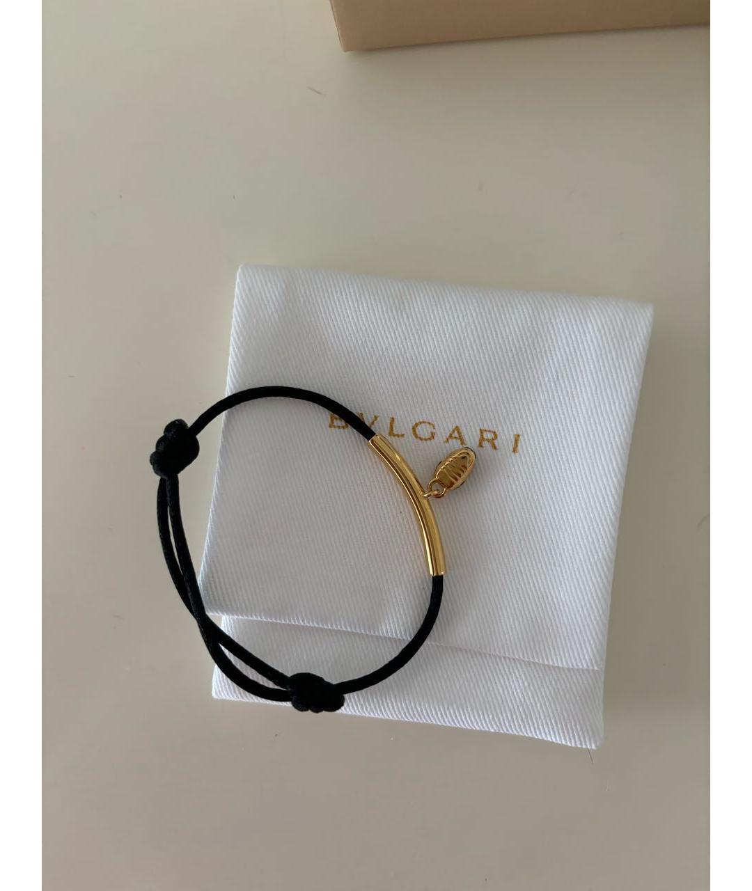 BVLGARI Черный латунный браслет, фото 3