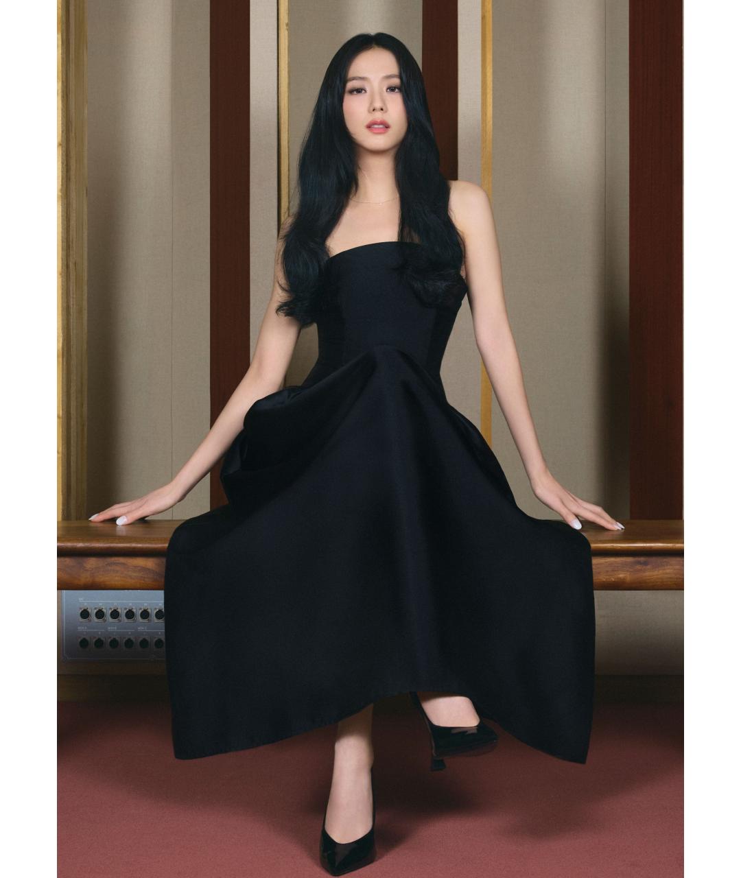 SELF-PORTRAIT Черное полиэстеровое коктейльное платье, фото 8