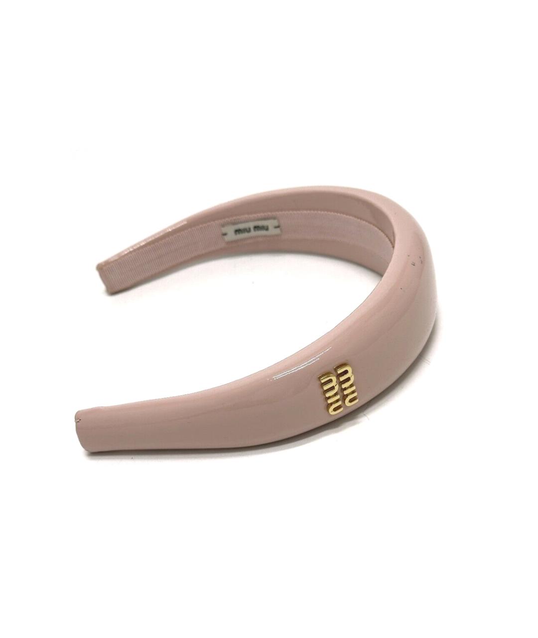 MIU MIU Розовый ободок, фото 2