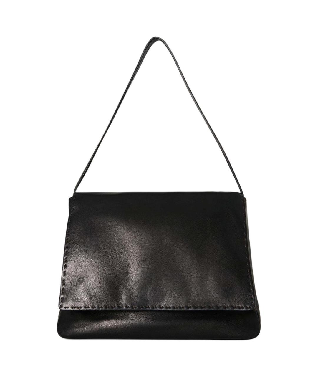 THE ROW Черная кожаная сумка через плечо, фото 1