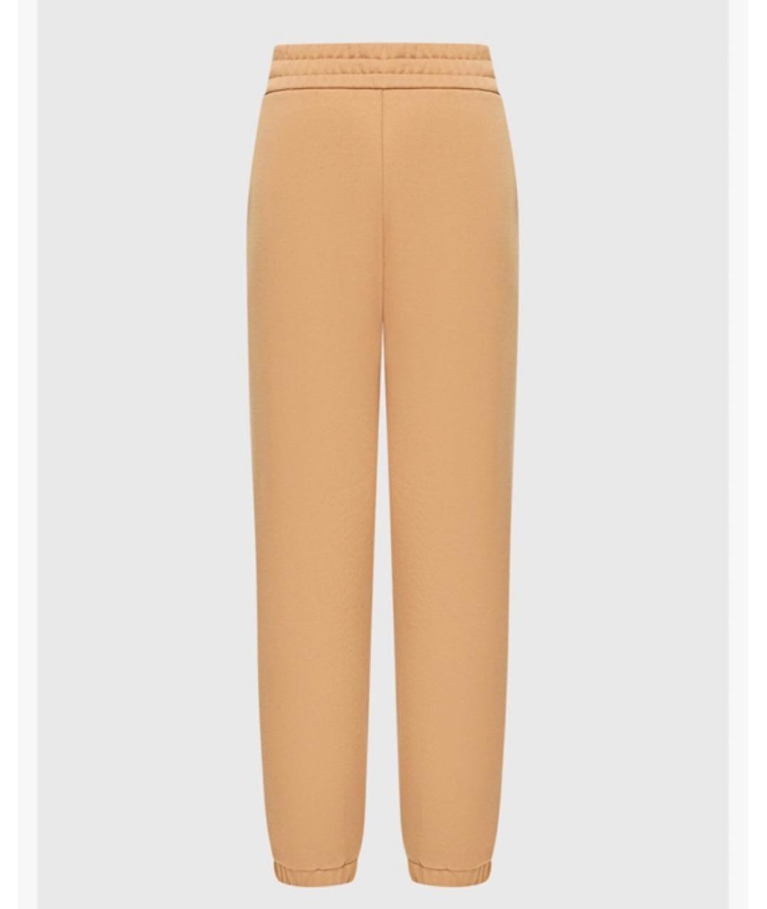 ARMANI EXCHANGE Горчичные хлопковые спортивные брюки и шорты, фото 2