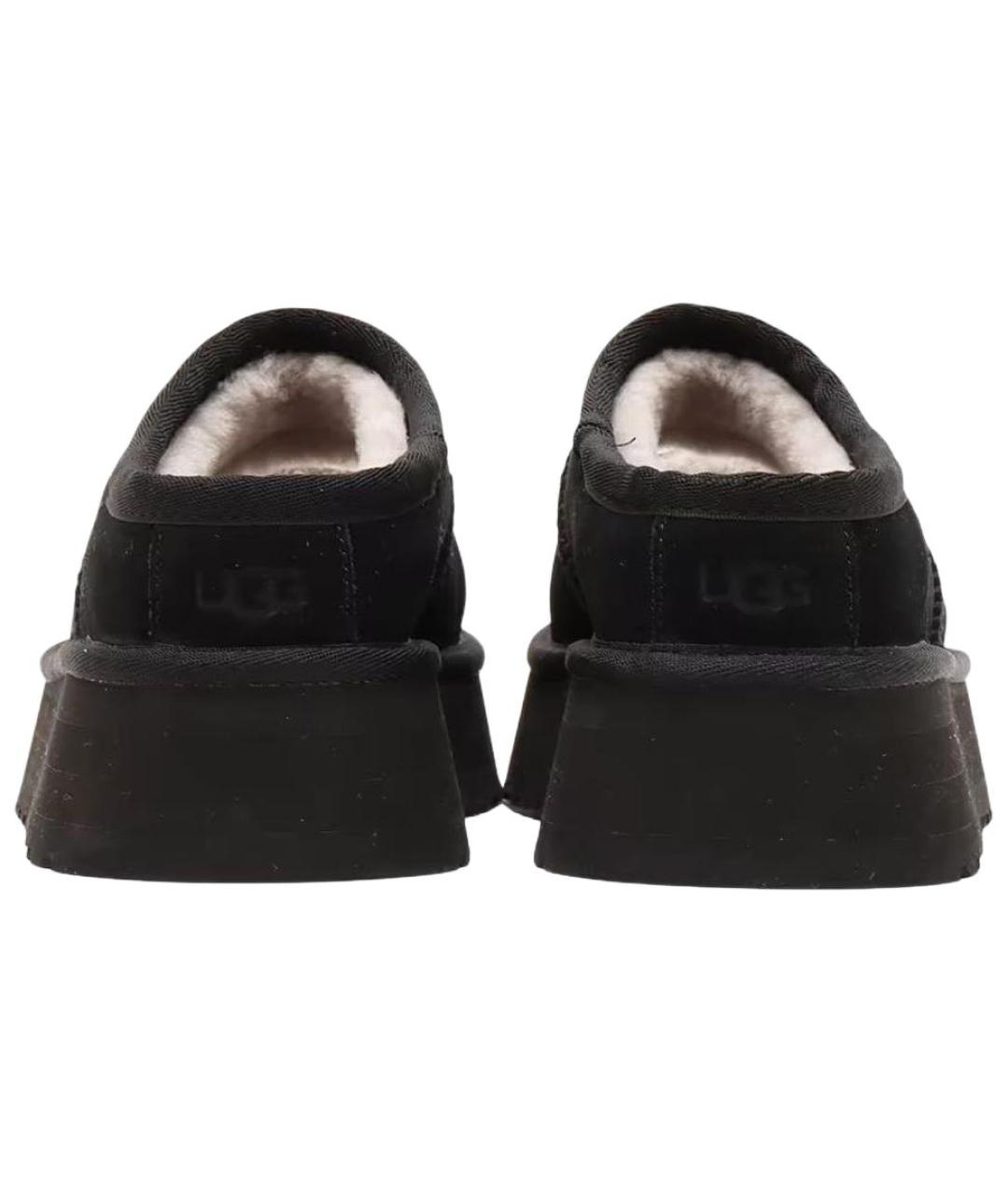 UGG AUSTRALIA Черные нубуковые мюли, фото 5