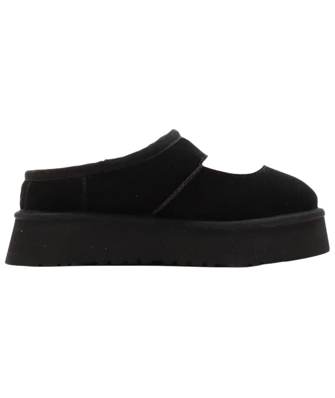 UGG AUSTRALIA Черные нубуковые мюли, фото 1