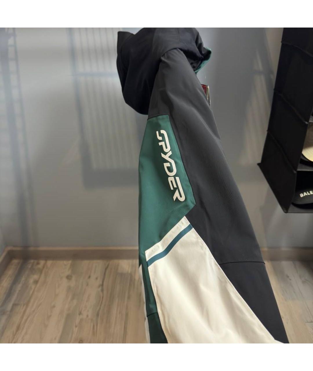 SPYDER Зеленая полиэстеровая куртка, фото 6