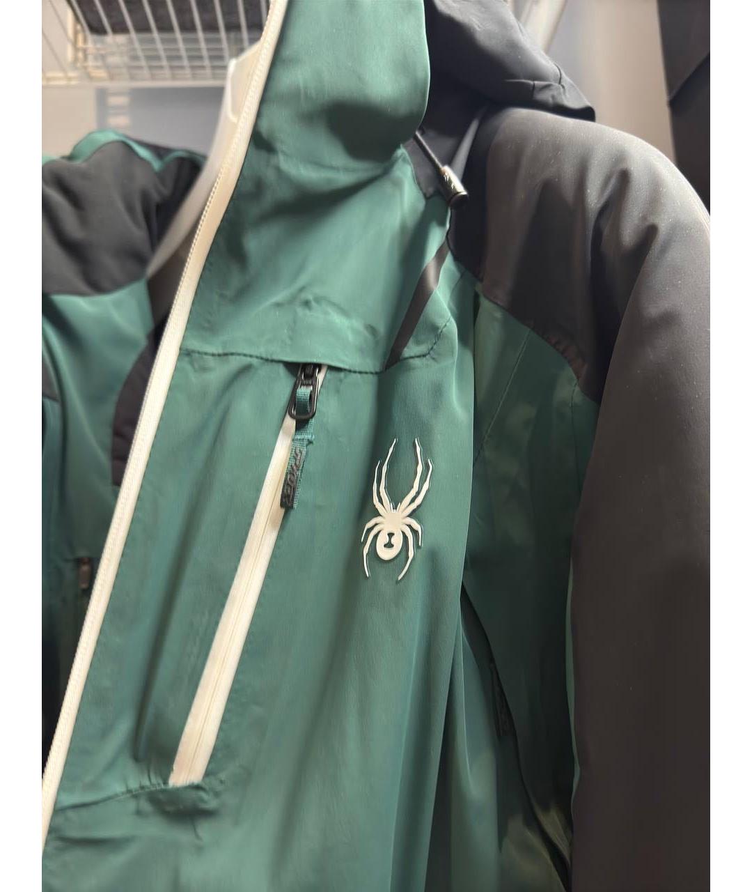 SPYDER Зеленая полиэстеровая куртка, фото 5