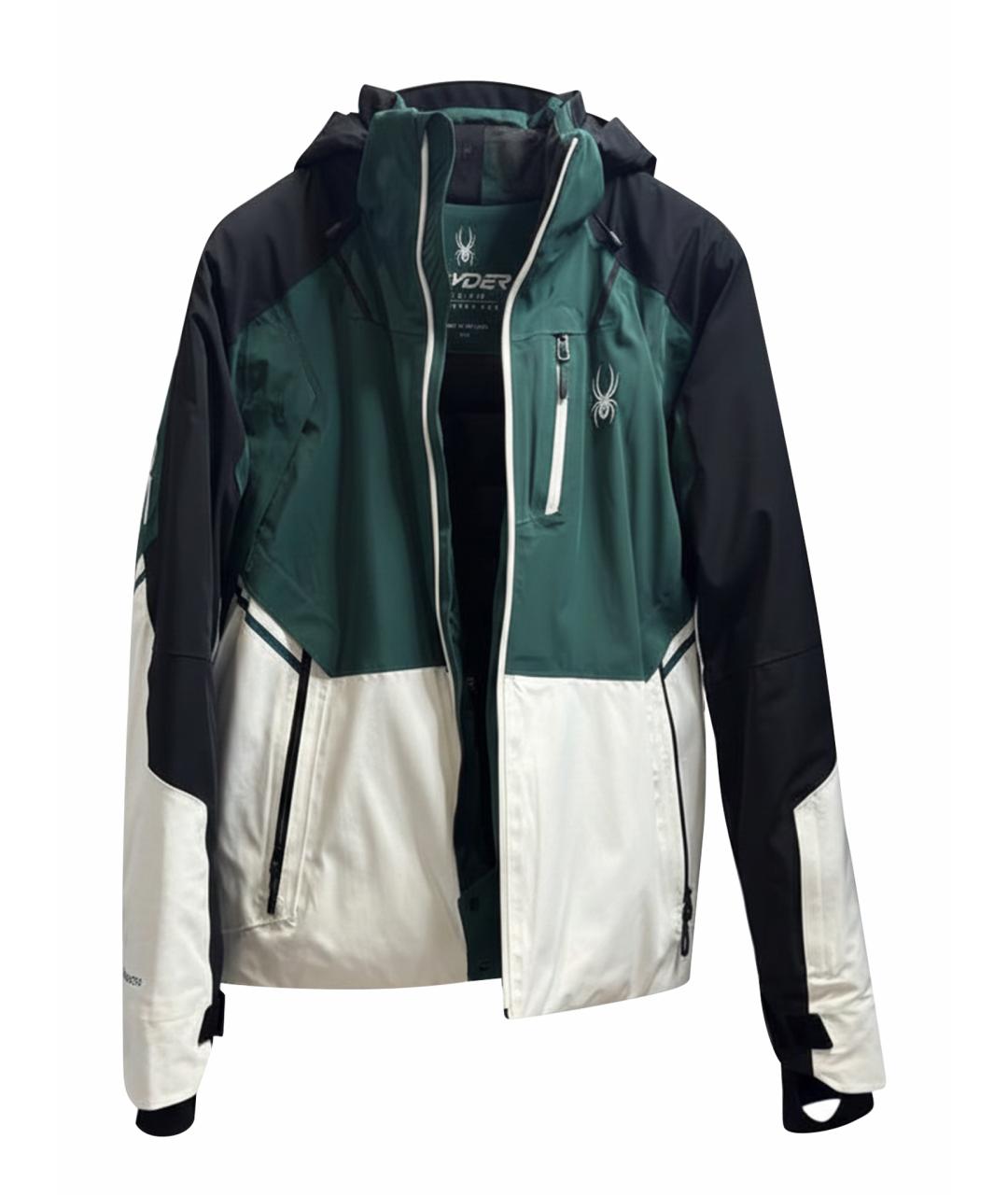 SPYDER Зеленая полиэстеровая куртка, фото 1