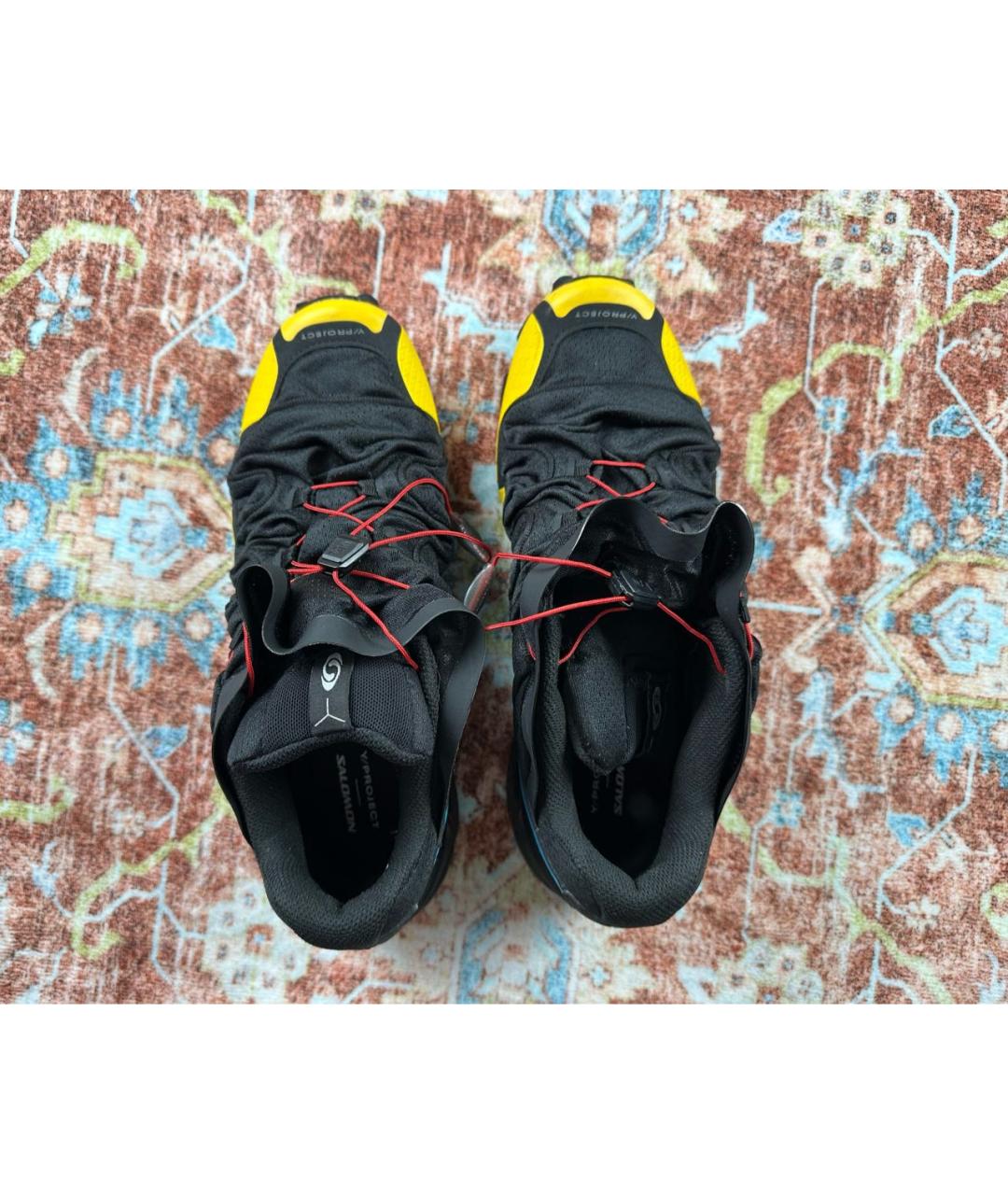 Y/PROJECT Черные низкие кроссовки / кеды, фото 2