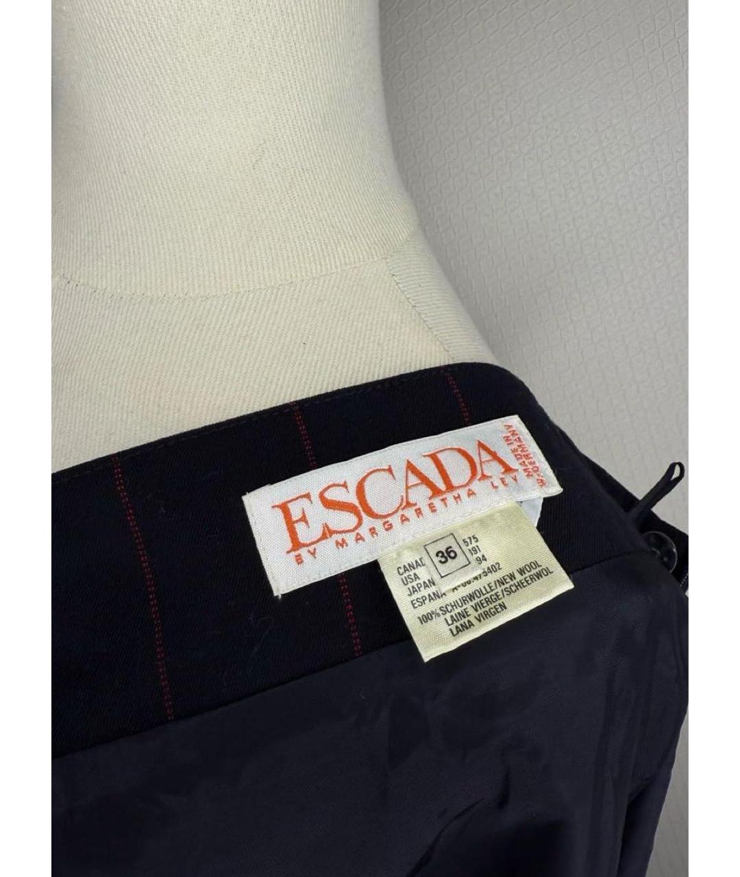 ESCADA Мульти шерстяная юбка миди, фото 6