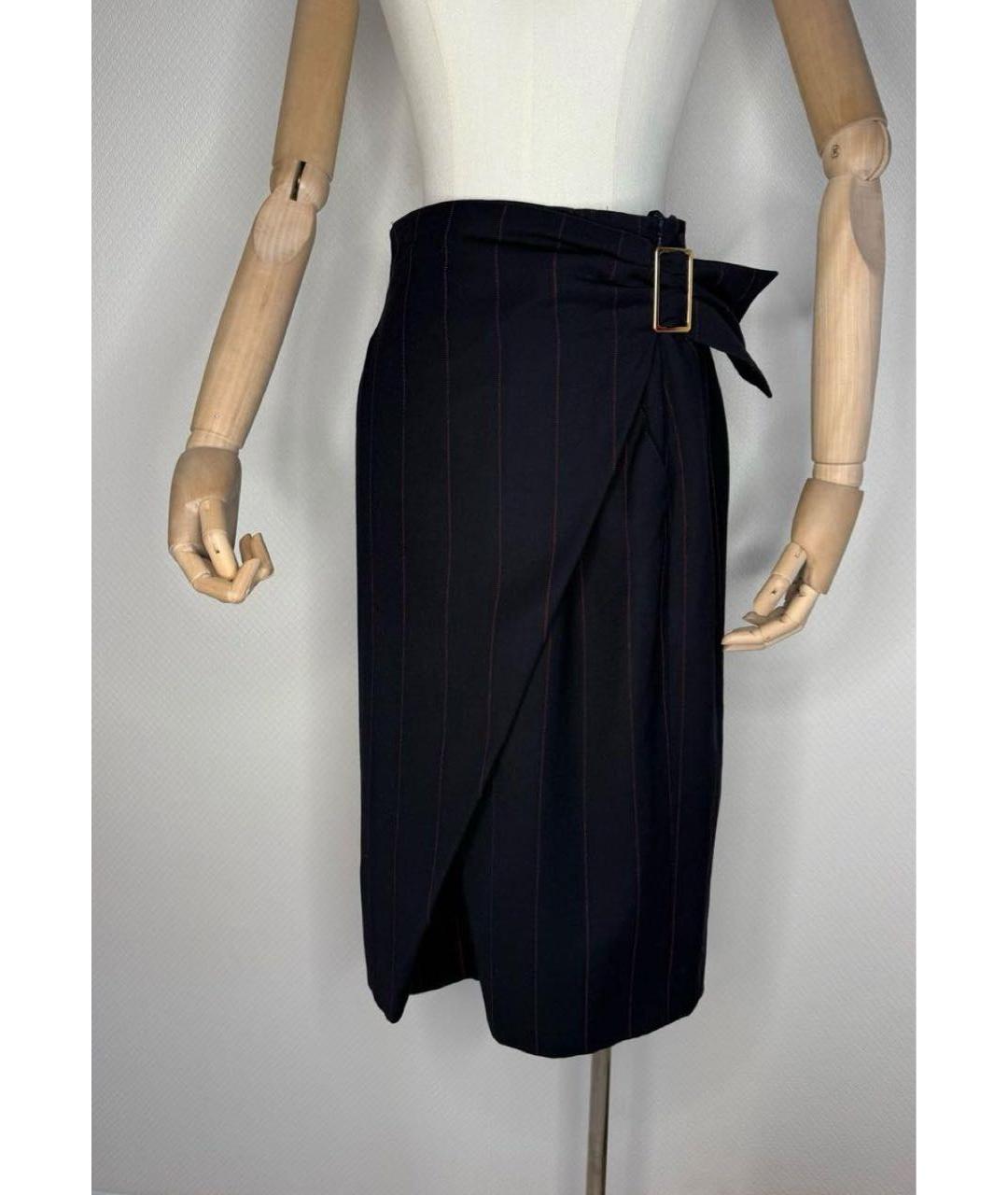 ESCADA Мульти шерстяная юбка миди, фото 3