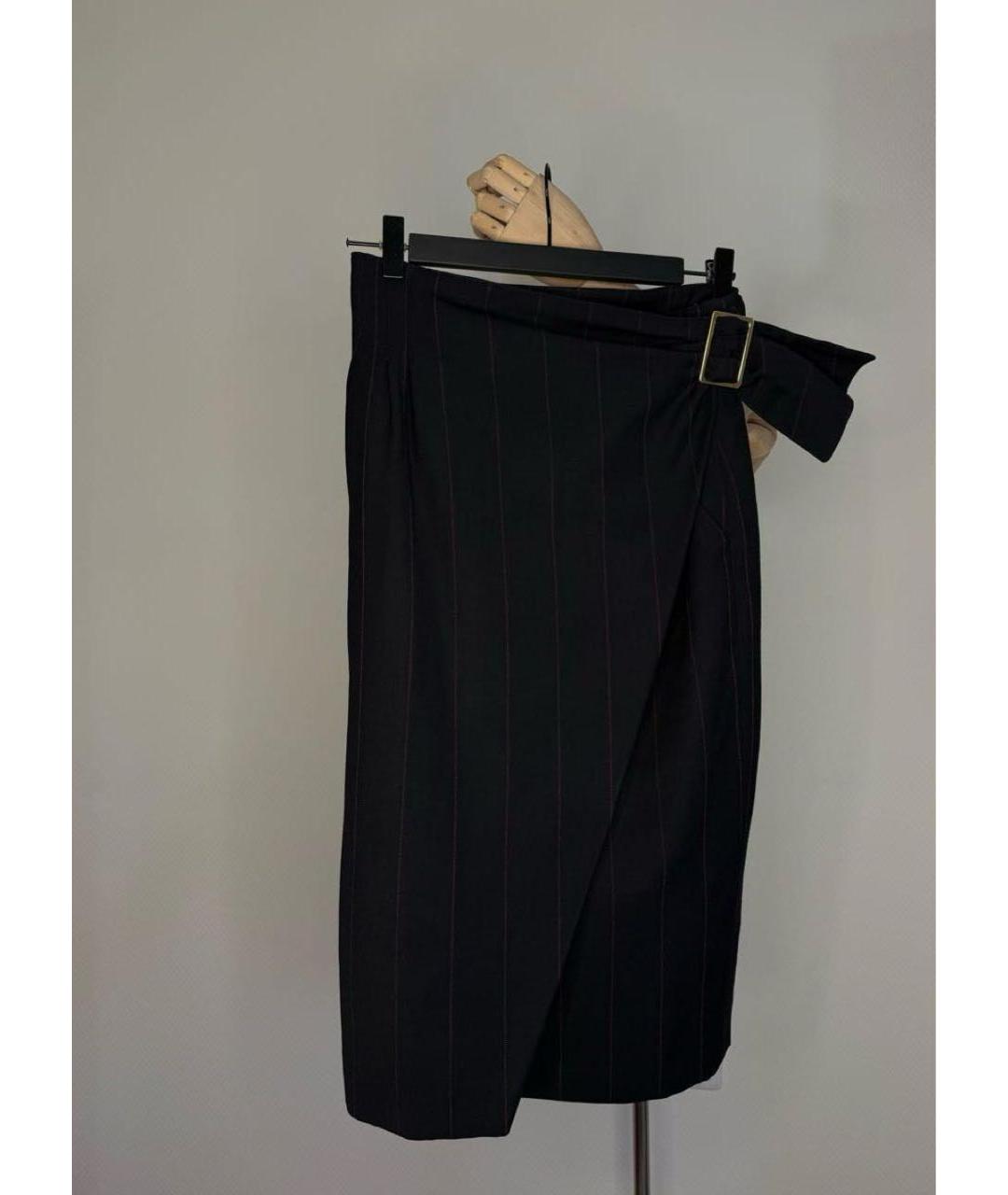 ESCADA Мульти шерстяная юбка миди, фото 7