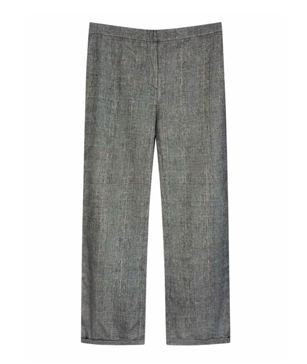 MOSCHINO Мульти шерстяные прямые брюки, фото 3