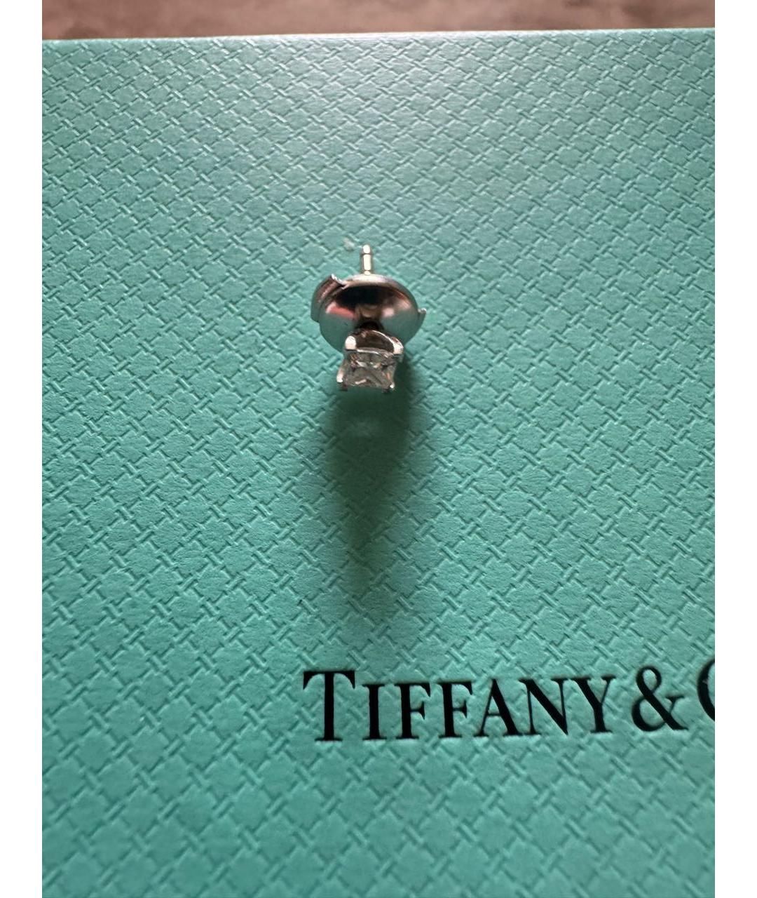 TIFFANY&CO Белые серьги из белого золота, фото 2