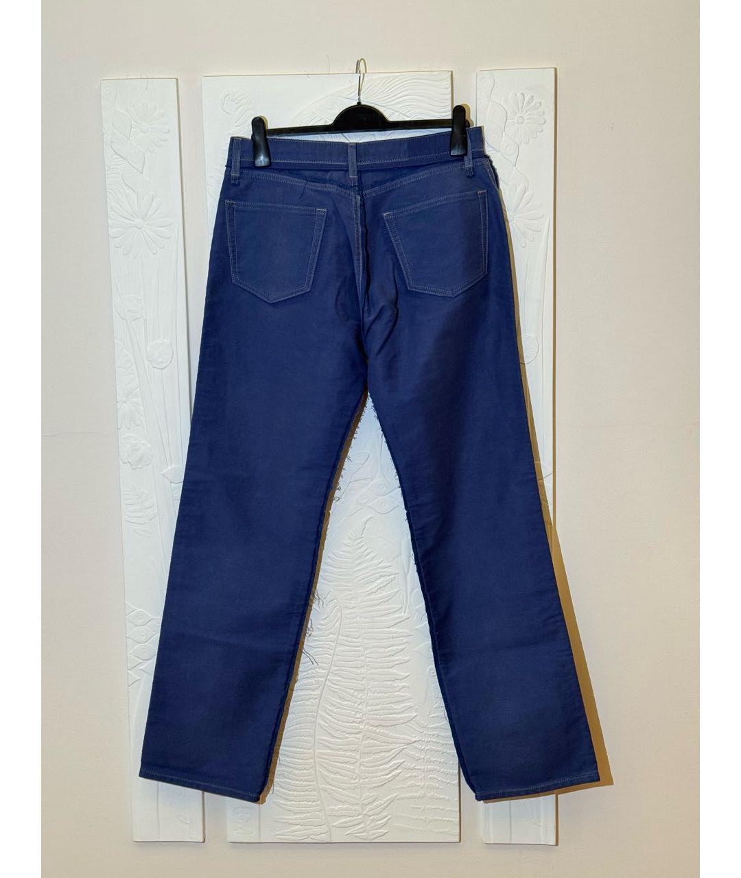 MAISON MARGIELA Синие хлопковые джинсы, фото 3