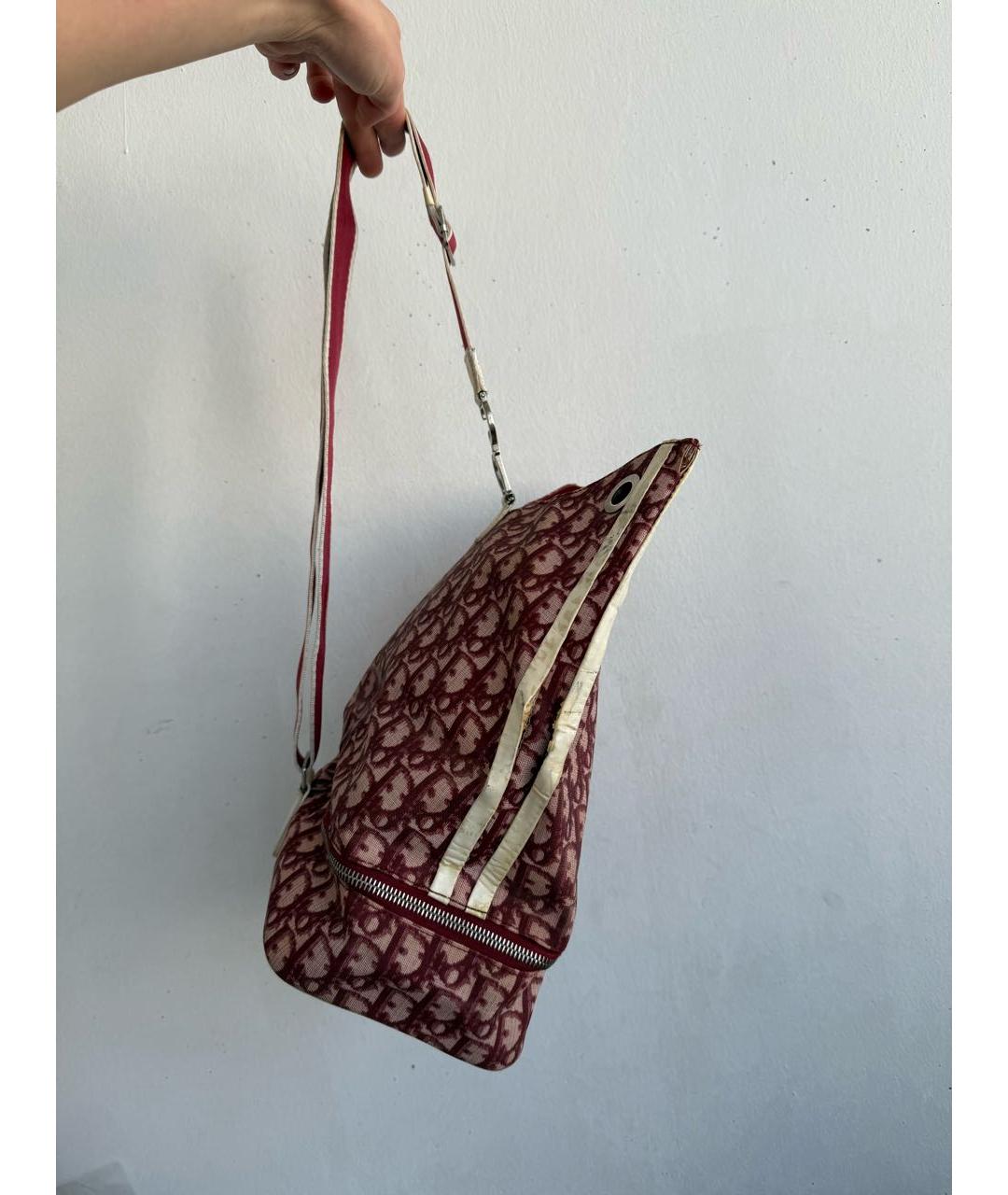 CHRISTIAN DIOR Мульти кожаный рюкзак, фото 7