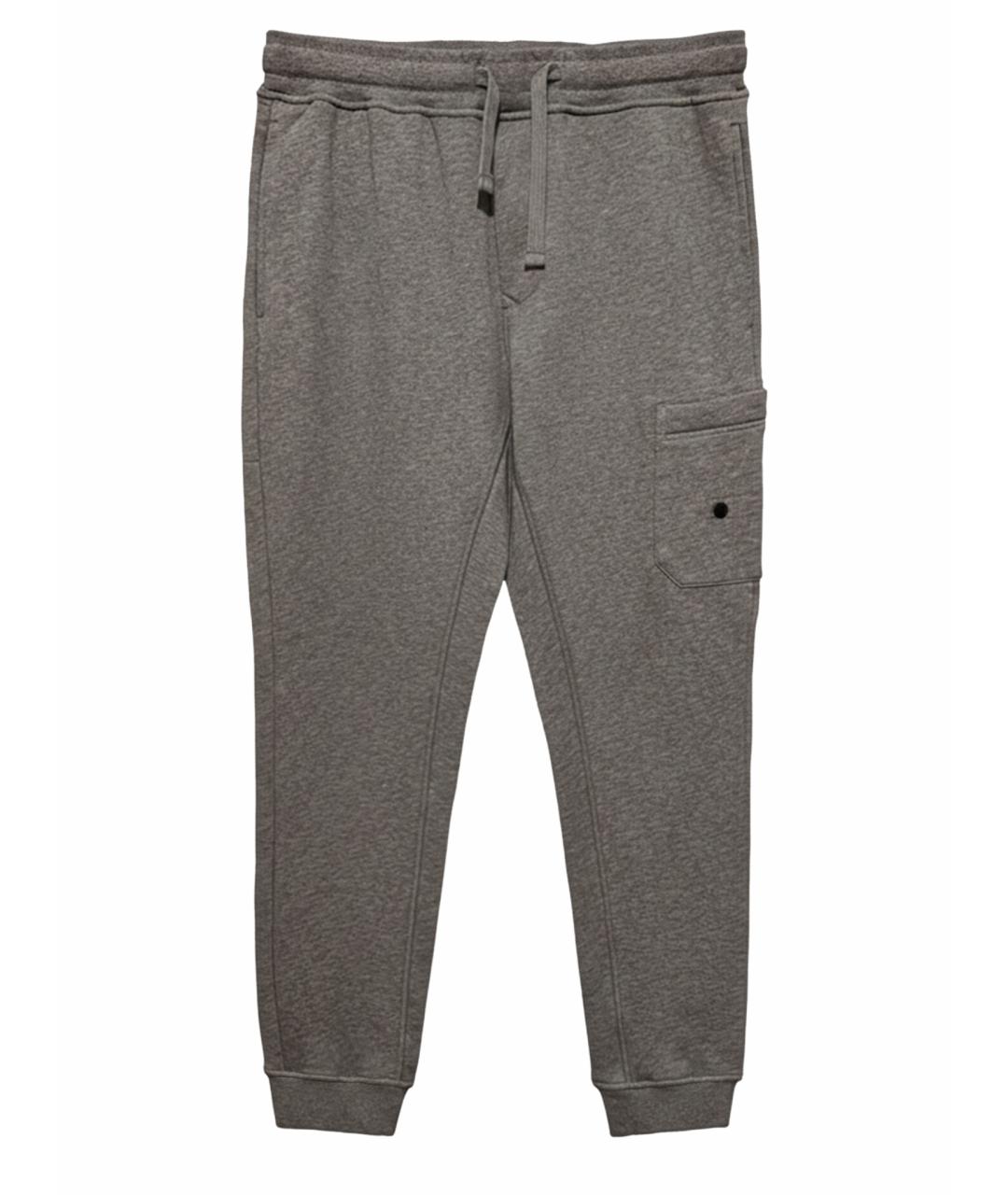 STONE ISLAND Серый хлопковый спортивный костюм, фото 1