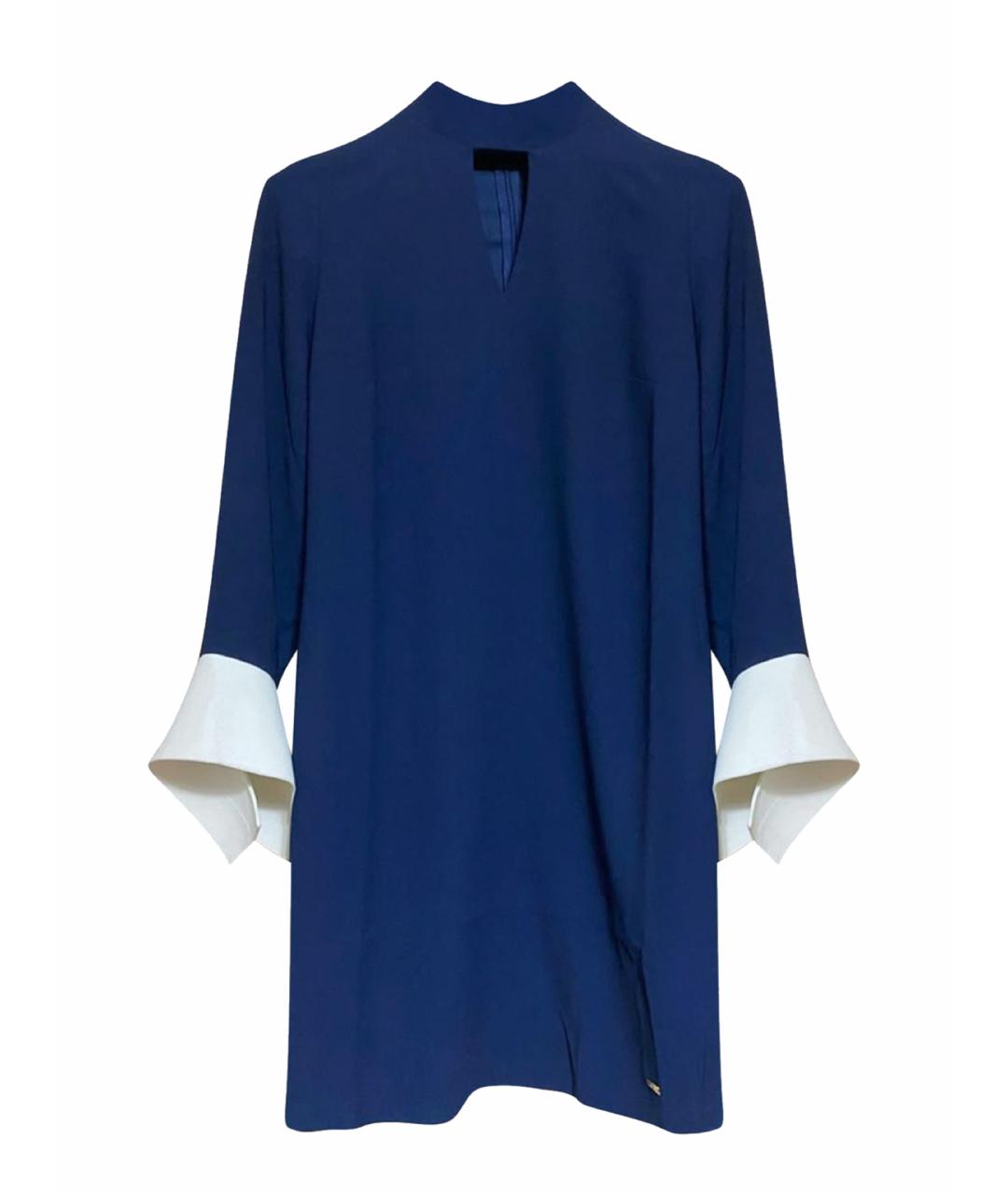 ARMANI EXCHANGE Темно-синее полиэстеровое вечернее платье, фото 1