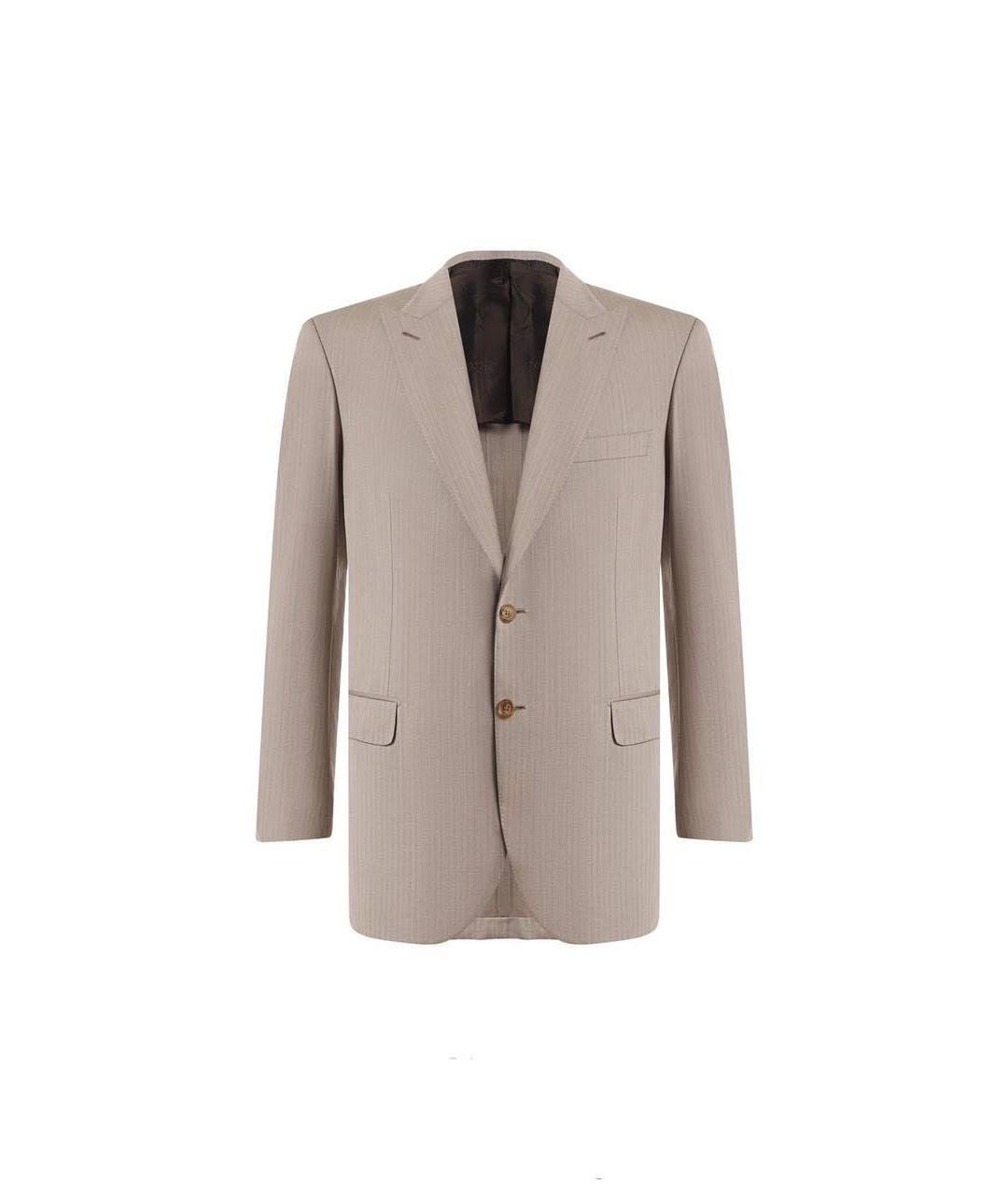 BRIONI Бежевый классический костюм, фото 6