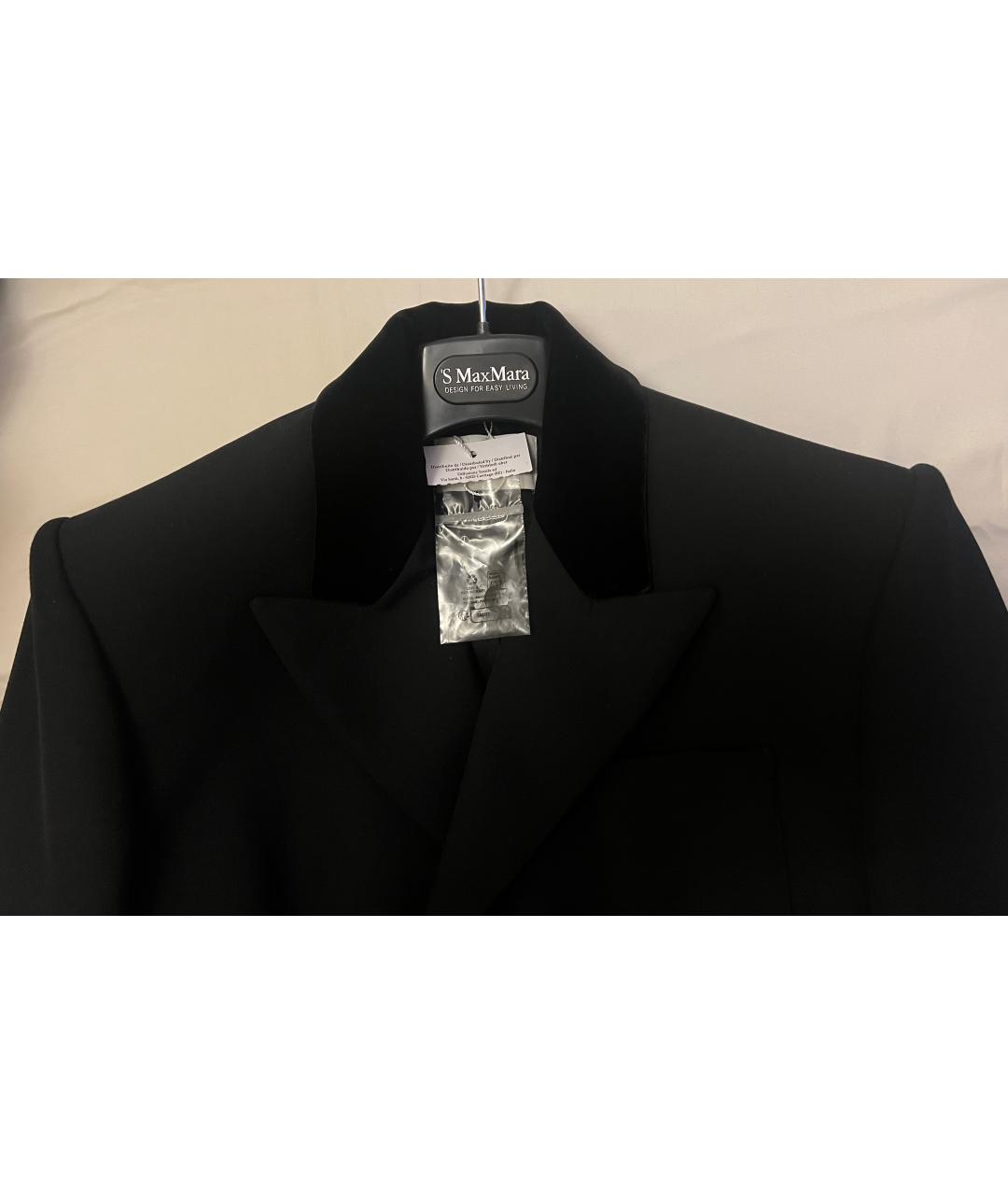 SPORTMAX Черный жакет/пиджак, фото 3
