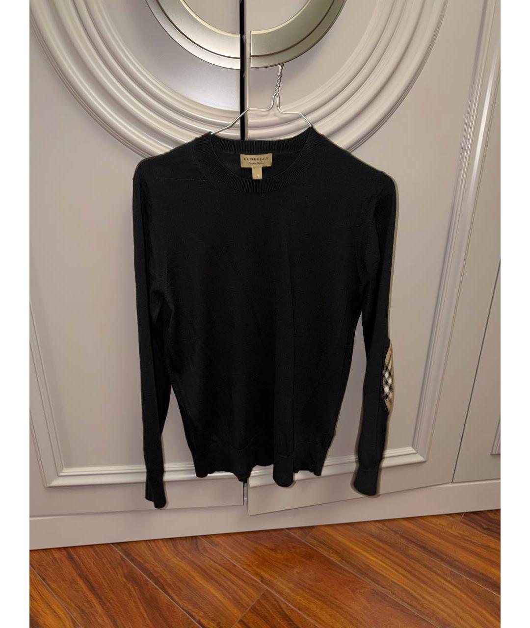 BURBERRY Черный джемпер / свитер, фото 6